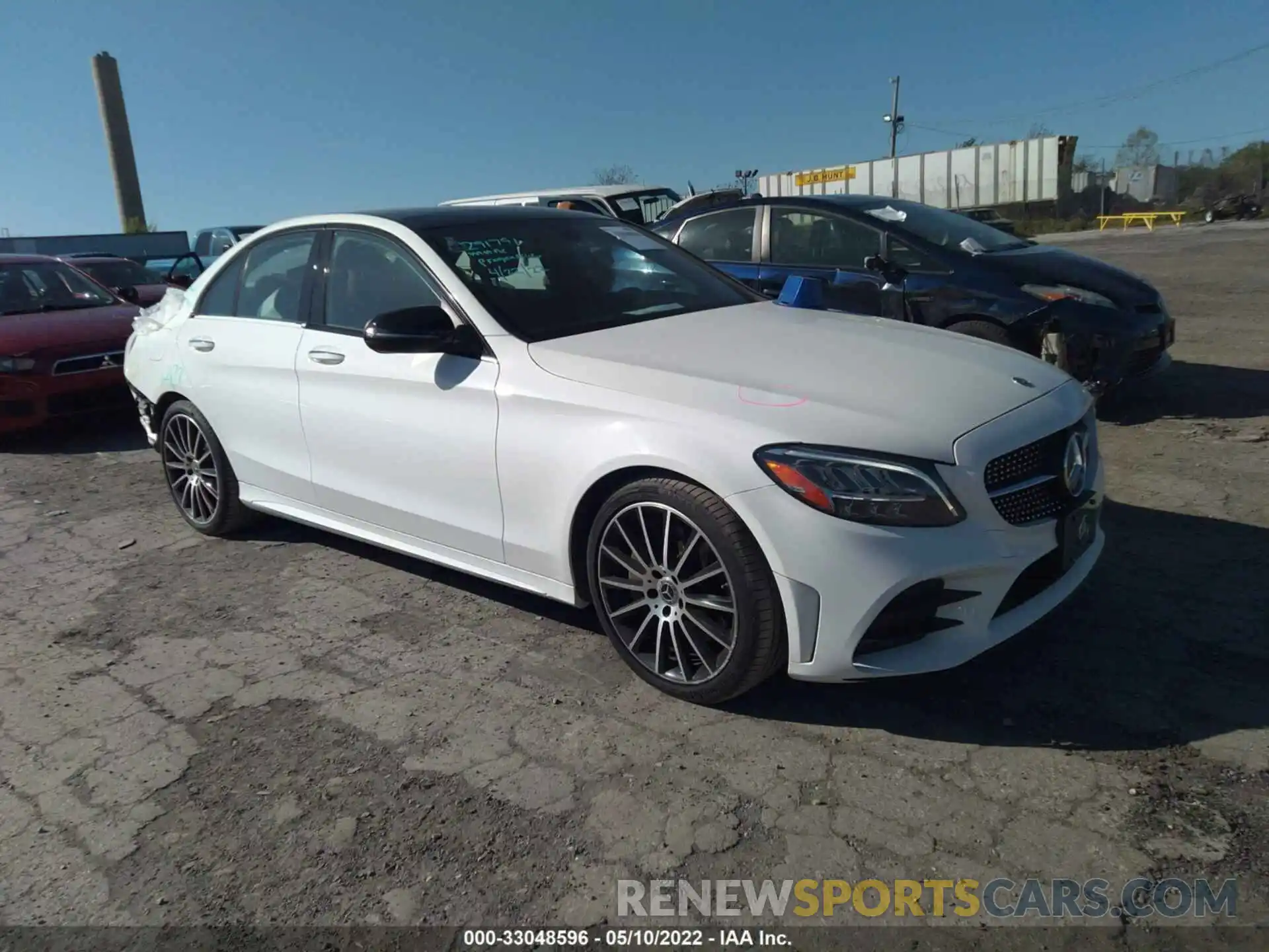 1 Photograph of a damaged car WDDWF8EB6KR513310 MERCEDES-BENZ C-CLASS 2019