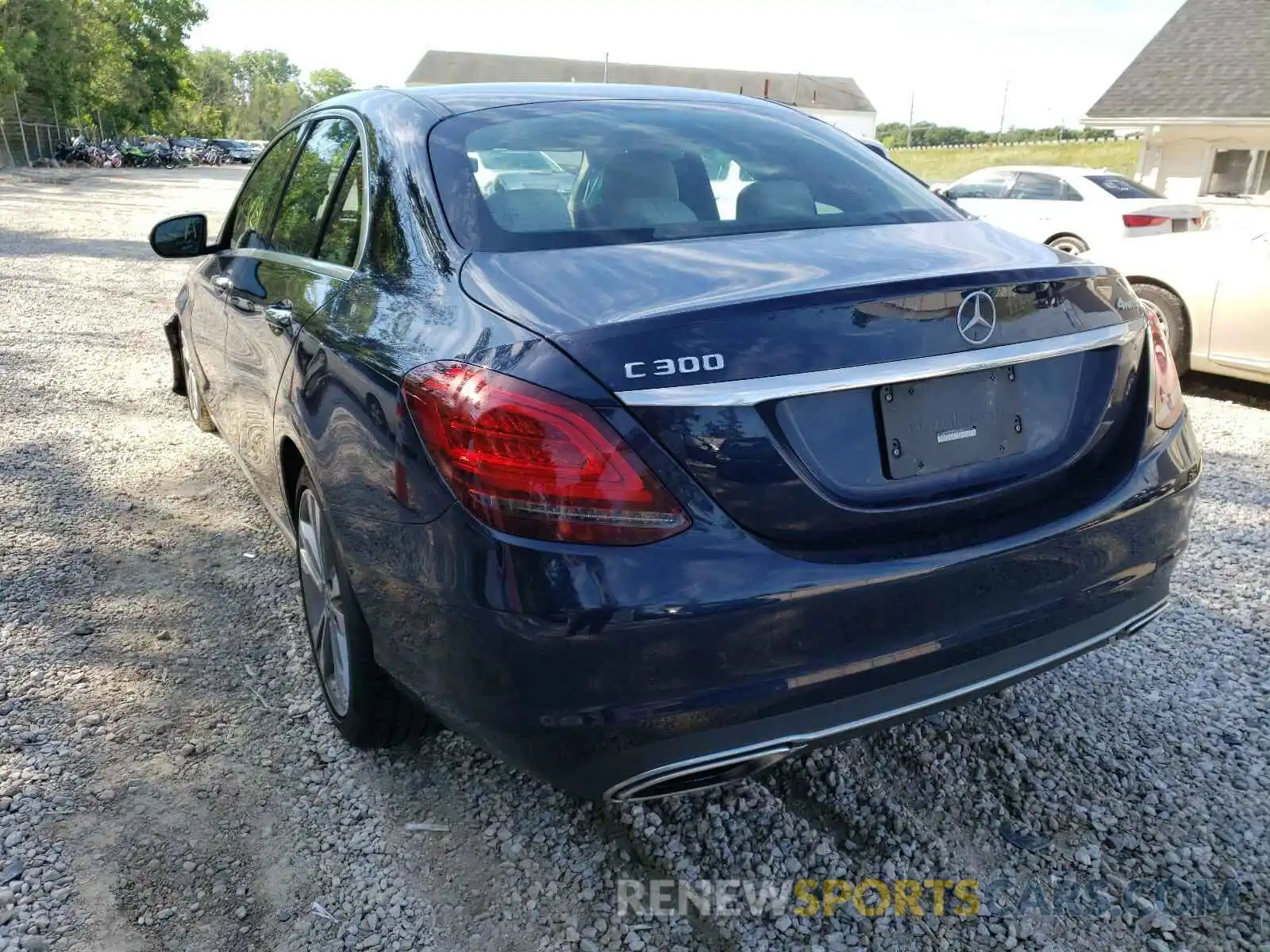 3 Photograph of a damaged car WDDWF8EB7KR466868 MERCEDES-BENZ C CLASS 2019