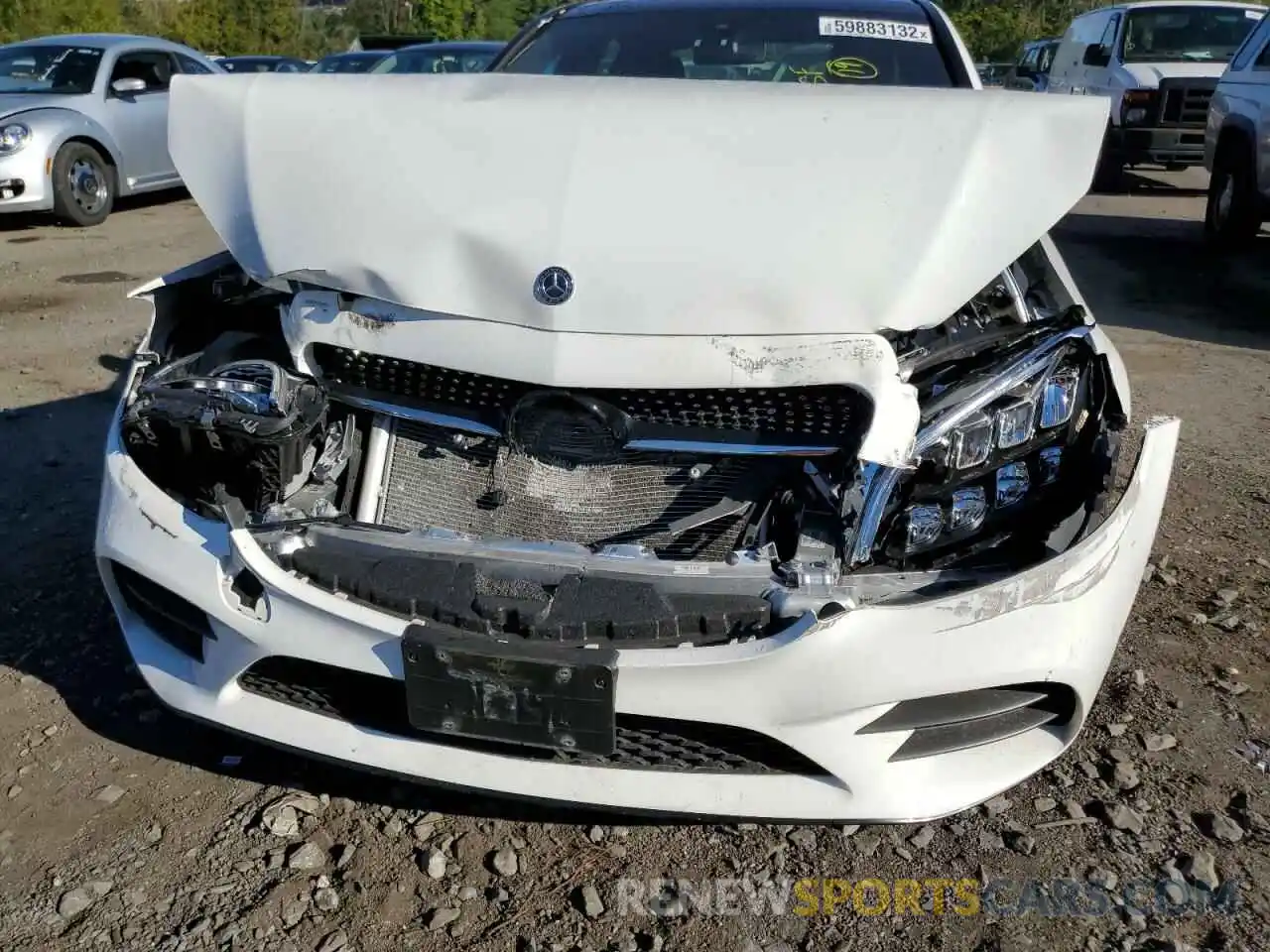 9 Photograph of a damaged car WDDWF8EB7KR483976 MERCEDES-BENZ C-CLASS 2019