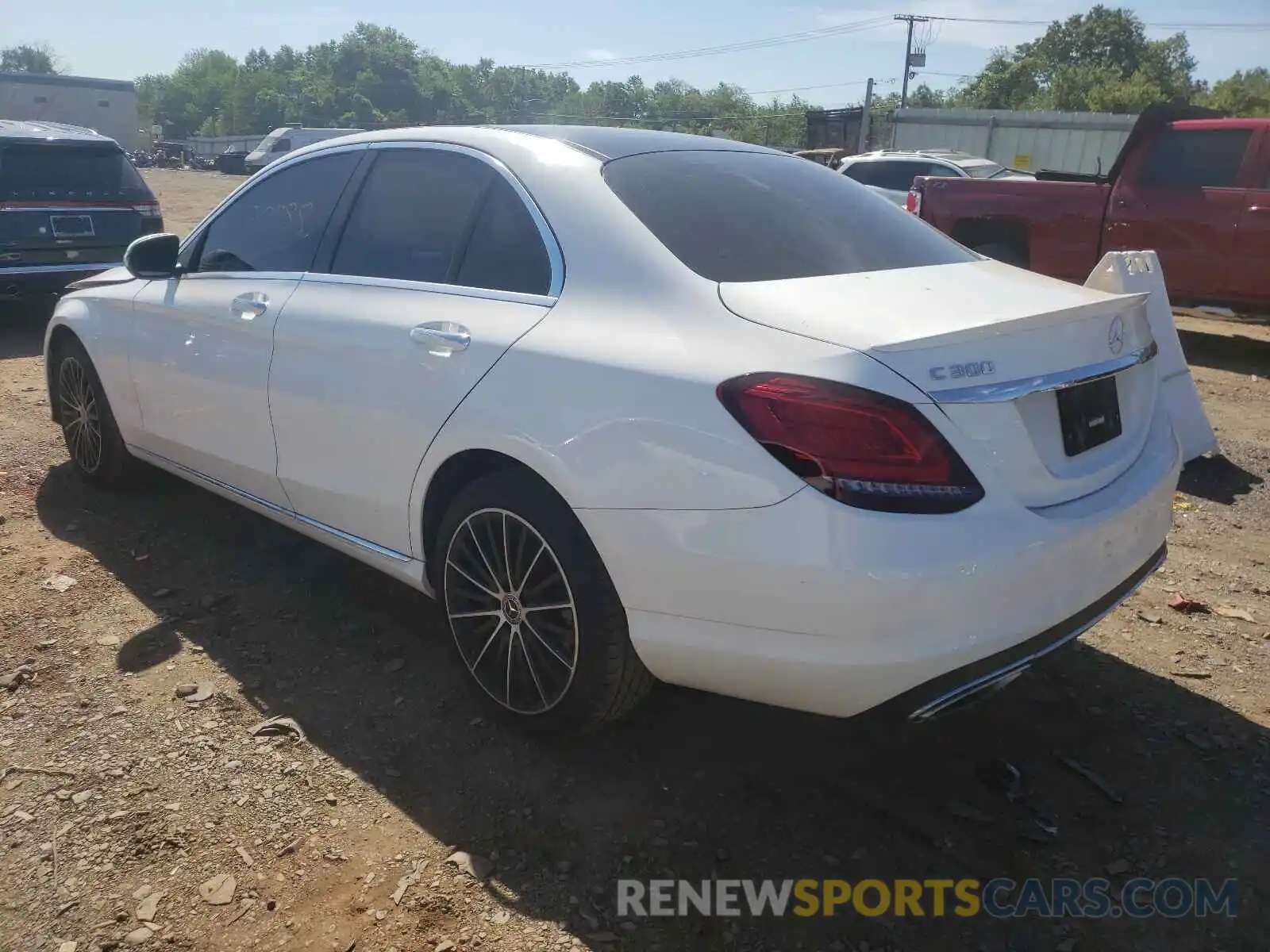 3 Photograph of a damaged car WDDWF8EB8KR505273 MERCEDES-BENZ C-CLASS 2019