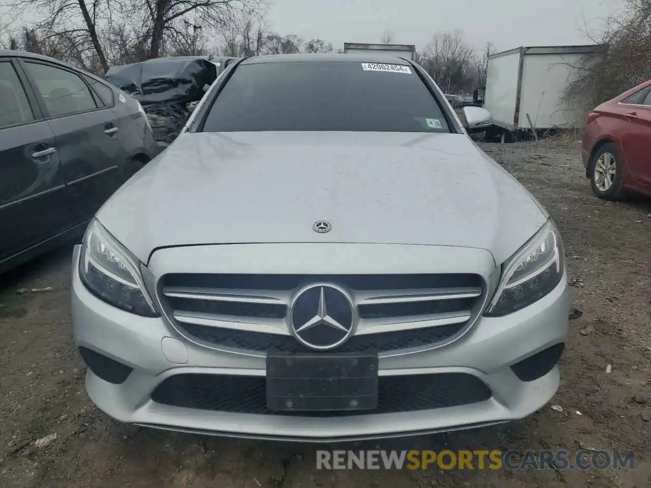 5 Фотография поврежденного автомобиля WDDWF8EB8KR514197 MERCEDES-BENZ C-CLASS 2019