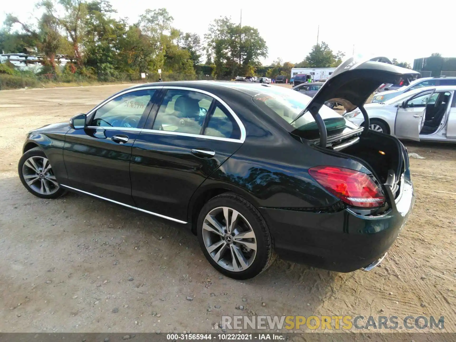 3 Photograph of a damaged car WDDWF8EB8KR514944 MERCEDES-BENZ C-CLASS 2019