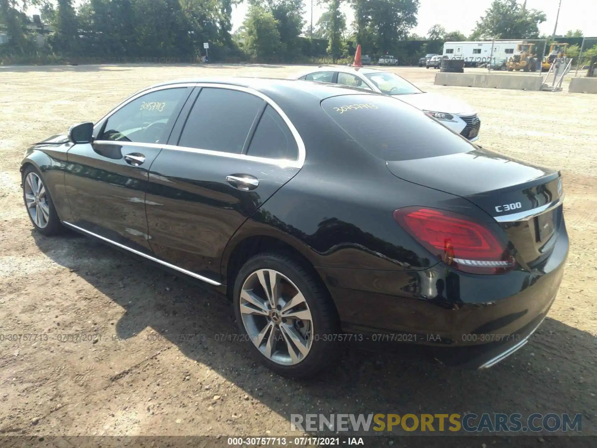 3 Photograph of a damaged car WDDWF8EBXKR481591 MERCEDES-BENZ C-CLASS 2019