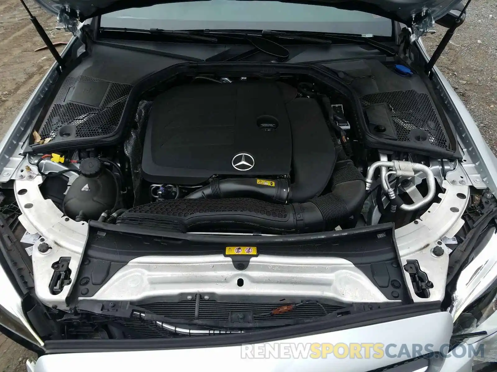 7 Photograph of a damaged car WDDWF8EBXKR514587 MERCEDES-BENZ C CLASS 2019