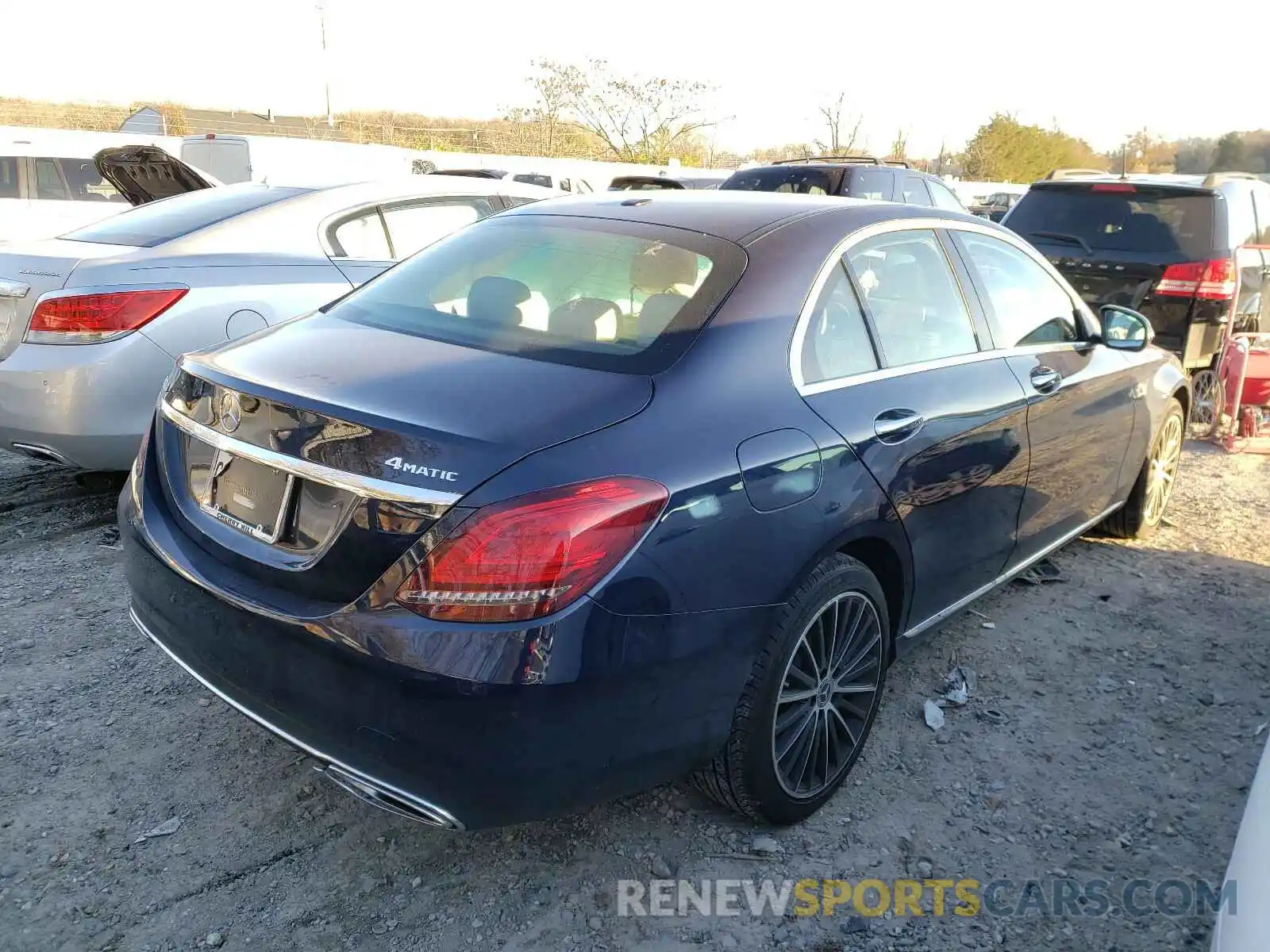 4 Photograph of a damaged car WDDWF8EBXKR517893 MERCEDES-BENZ C CLASS 2019