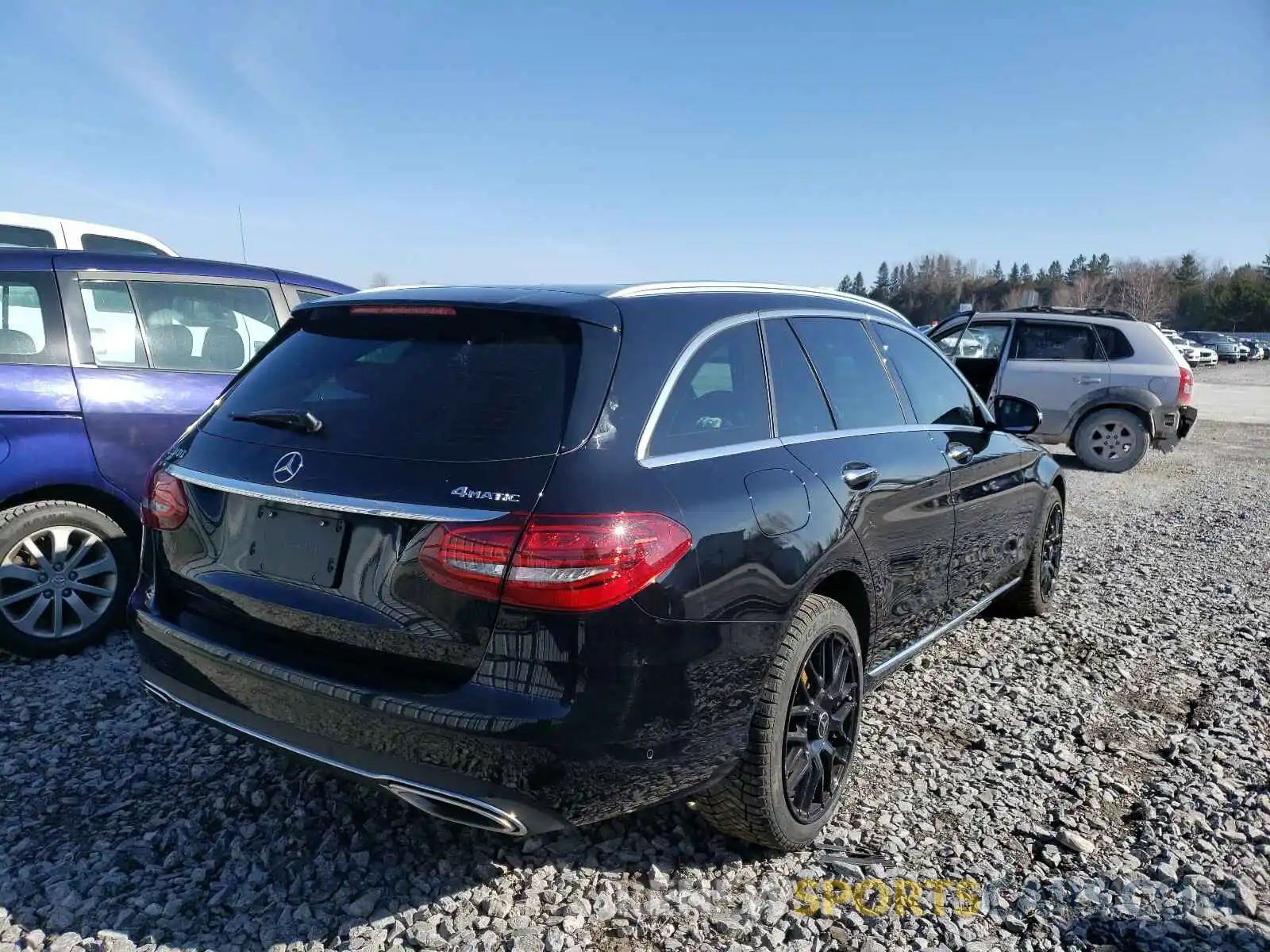 4 Photograph of a damaged car WDDWH8EB3KF822681 MERCEDES-BENZ C CLASS 2019