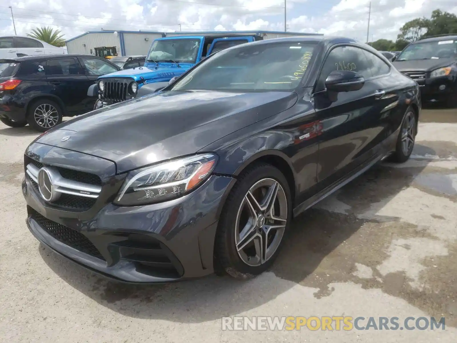 2 Photograph of a damaged car WDDWJ6EB0KF799725 MERCEDES-BENZ C CLASS 2019