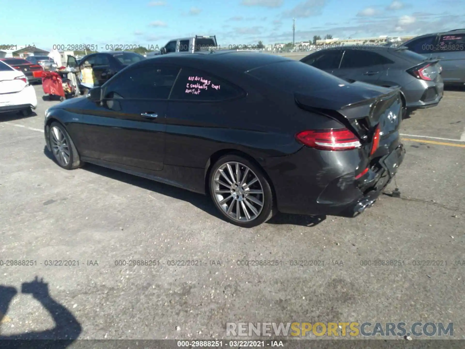 3 Photograph of a damaged car WDDWJ6EB0KF804941 MERCEDES-BENZ C-CLASS 2019