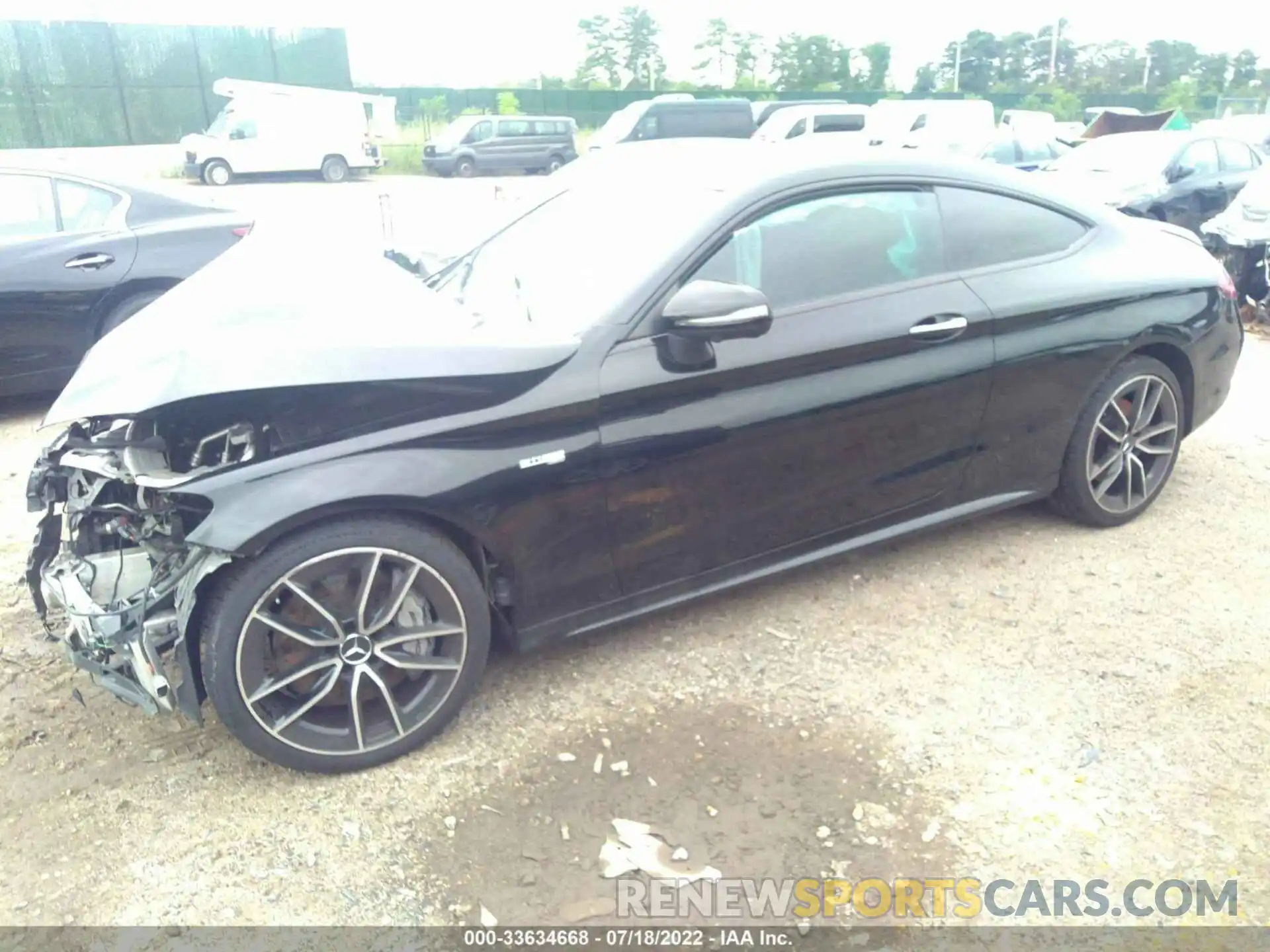 2 Photograph of a damaged car WDDWJ6EB0KF841777 MERCEDES-BENZ C-CLASS 2019