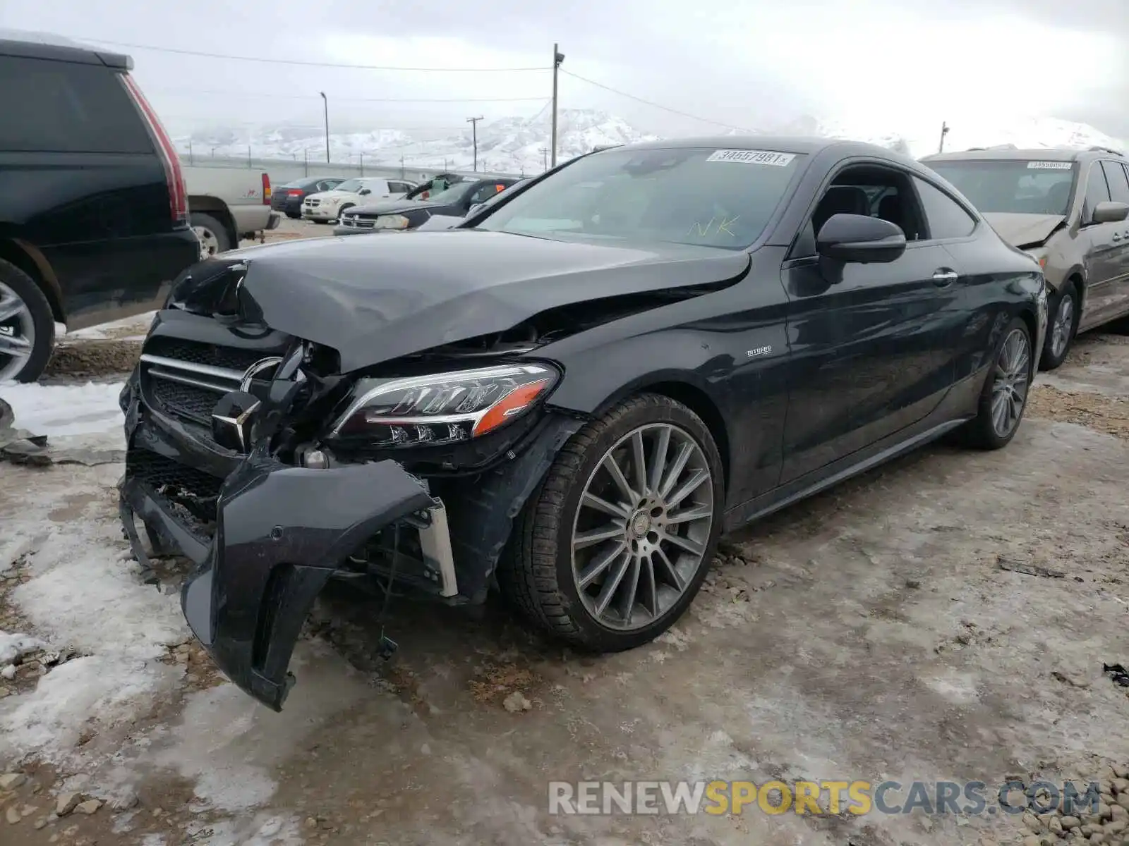 2 Photograph of a damaged car WDDWJ6EB1KF804821 MERCEDES-BENZ C CLASS 2019