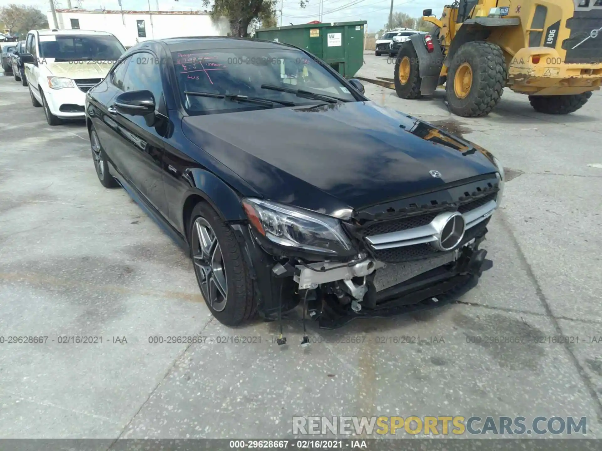 1 Photograph of a damaged car WDDWJ6EB2KF842977 MERCEDES-BENZ C-CLASS 2019