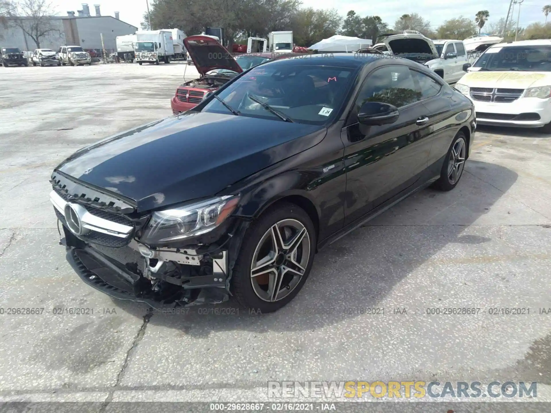 2 Photograph of a damaged car WDDWJ6EB2KF842977 MERCEDES-BENZ C-CLASS 2019