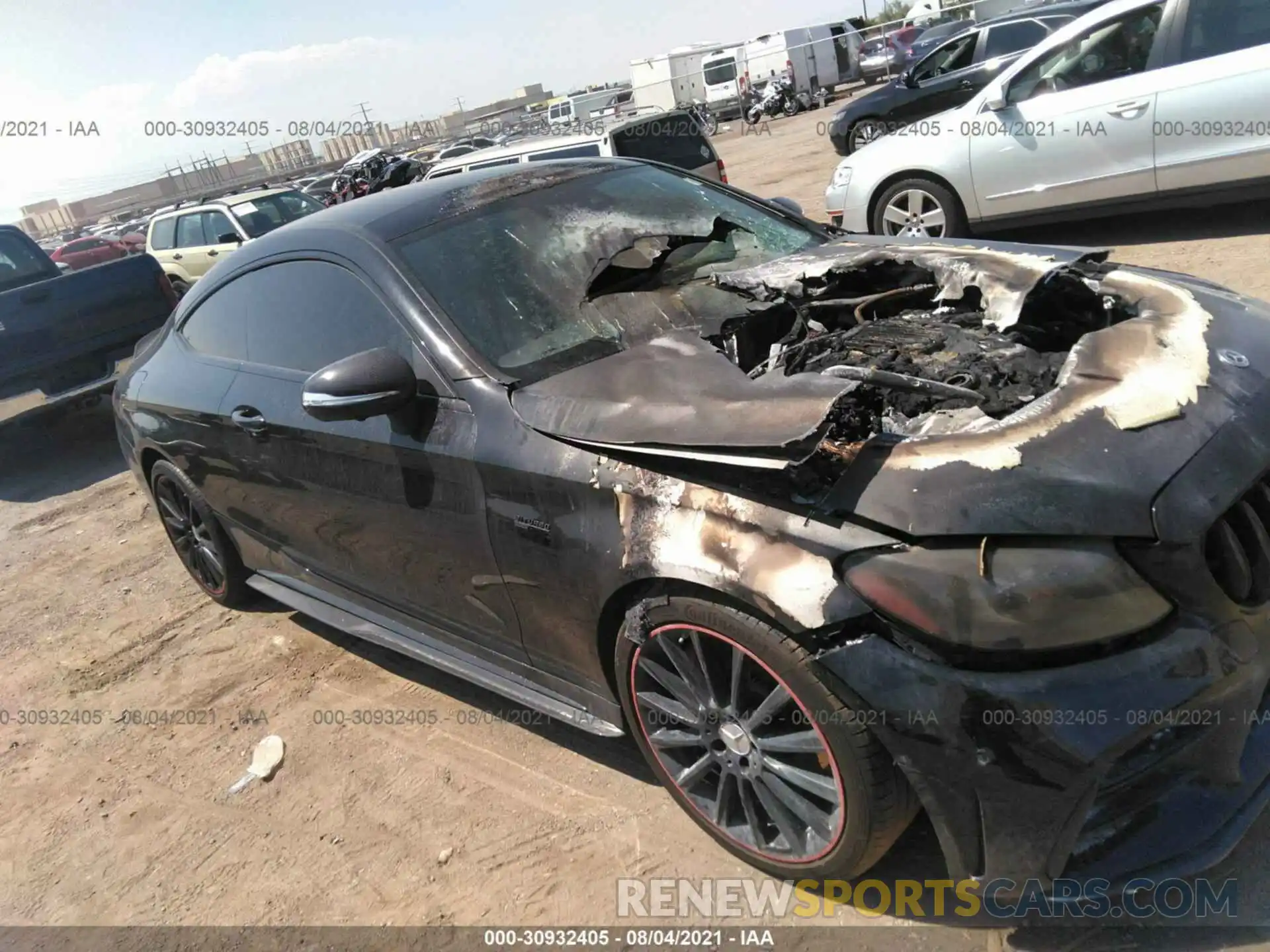 1 Photograph of a damaged car WDDWJ6EB2KF847967 MERCEDES-BENZ C-CLASS 2019