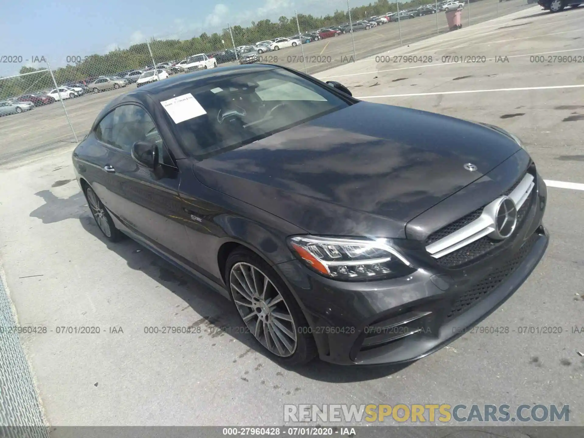 1 Photograph of a damaged car WDDWJ6EB2KF848116 MERCEDES-BENZ C-CLASS 2019