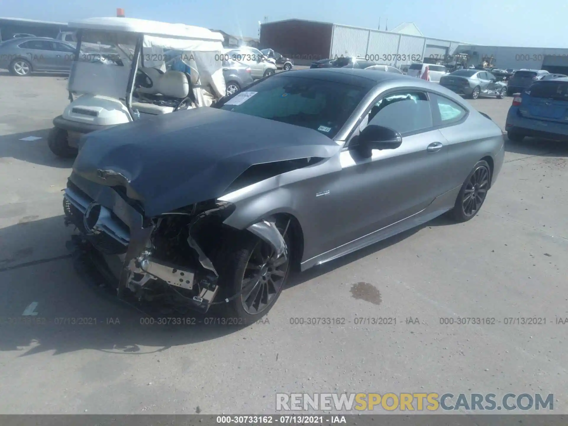 2 Photograph of a damaged car WDDWJ6EB3KF913765 MERCEDES-BENZ C-CLASS 2019