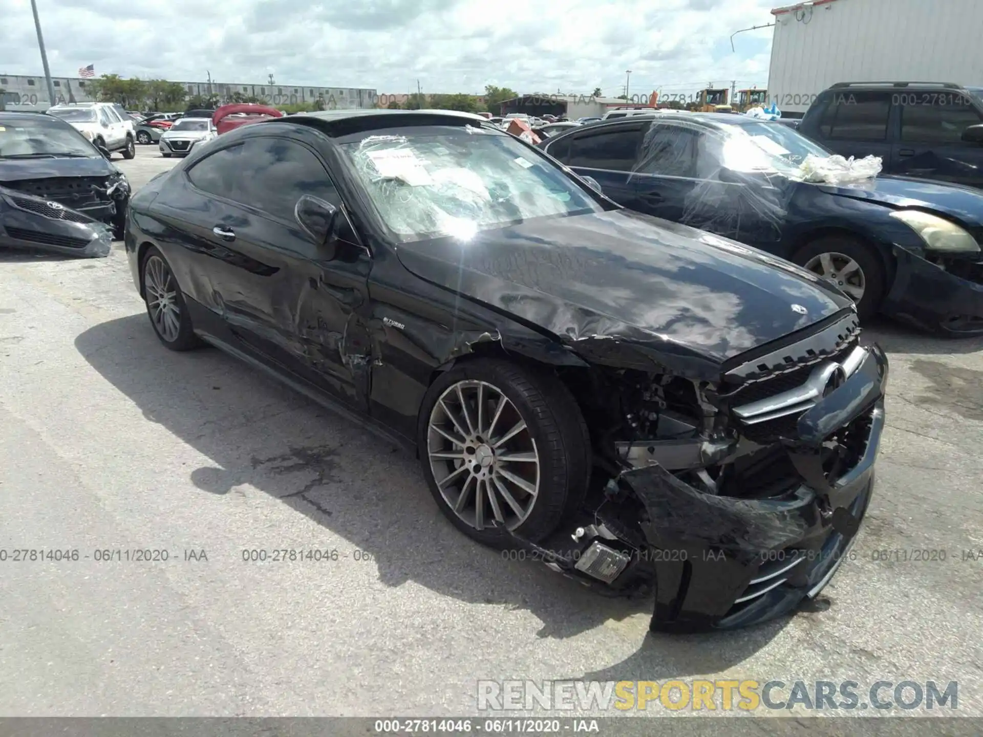 1 Photograph of a damaged car WDDWJ6EB4KF801766 MERCEDES-BENZ C-CLASS 2019