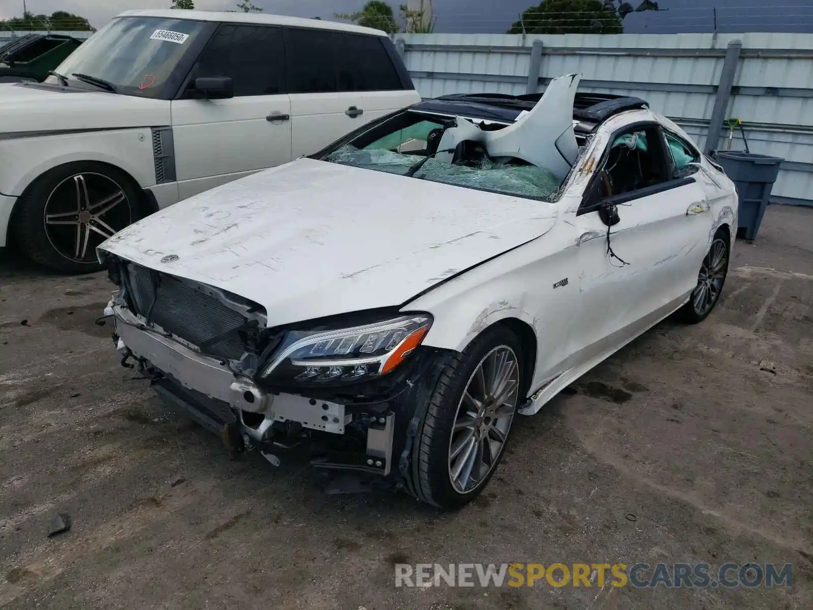 2 Photograph of a damaged car WDDWJ6EB4KF809320 MERCEDES-BENZ C CLASS 2019