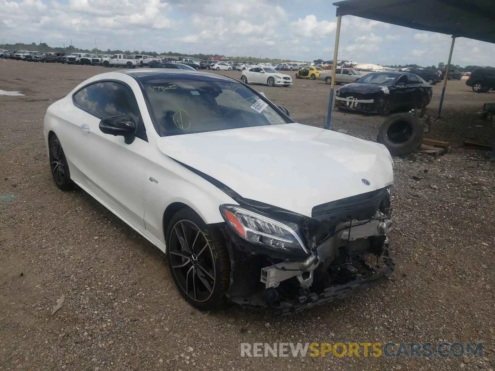 1 Photograph of a damaged car WDDWJ6EB4KF836677 MERCEDES-BENZ C-CLASS 2019