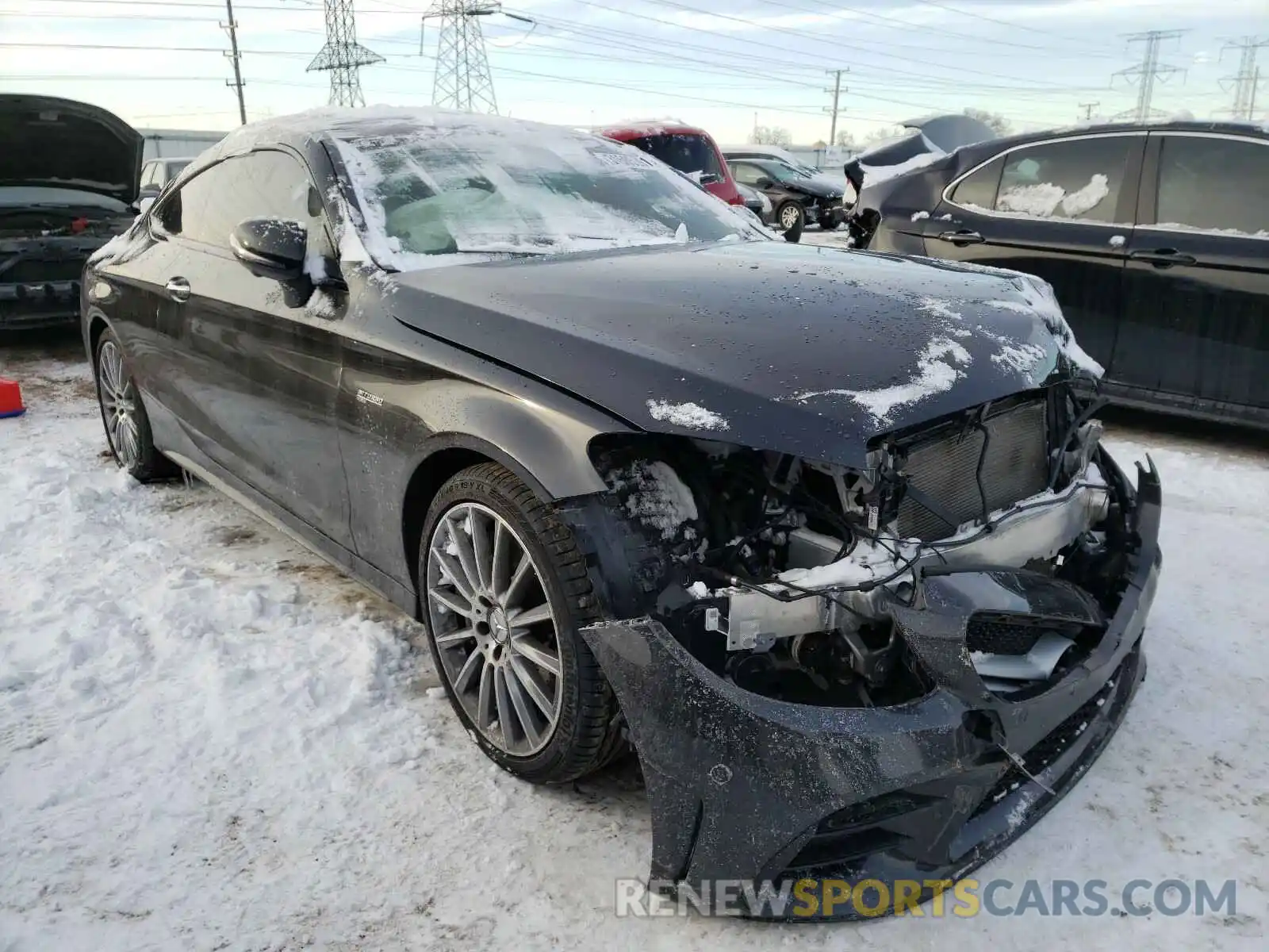 1 Photograph of a damaged car WDDWJ6EB6KF796859 MERCEDES-BENZ C CLASS 2019