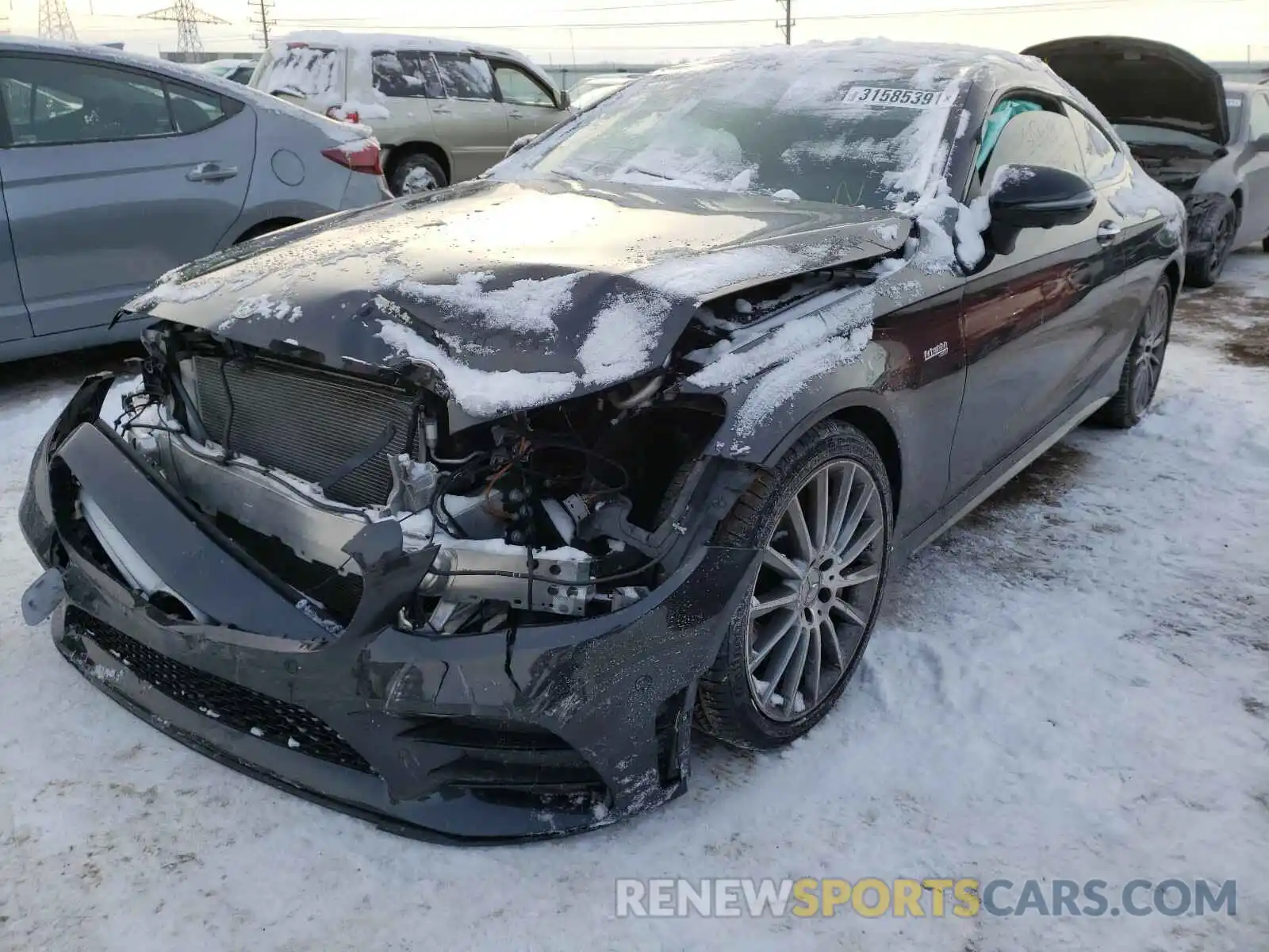 2 Photograph of a damaged car WDDWJ6EB6KF796859 MERCEDES-BENZ C CLASS 2019