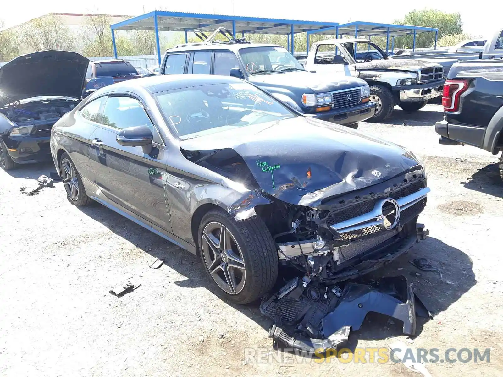 1 Photograph of a damaged car WDDWJ6EB6KF803759 MERCEDES-BENZ C-CLASS 2019