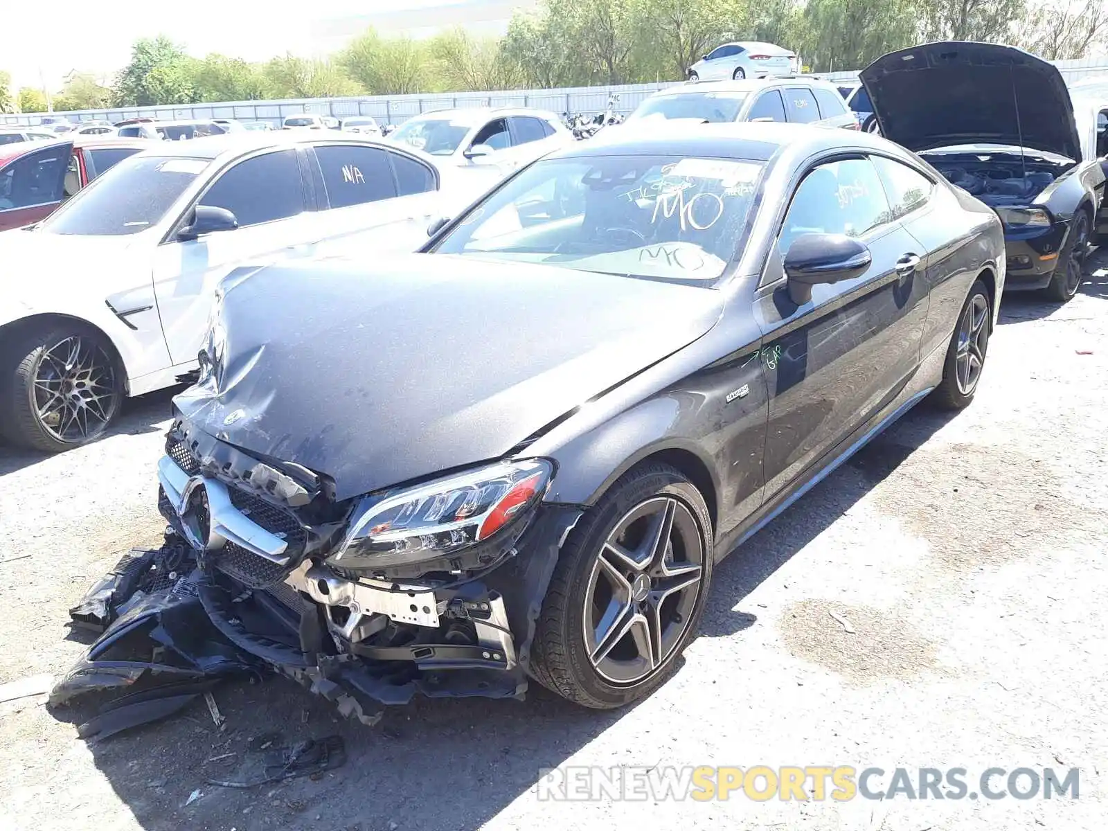 2 Photograph of a damaged car WDDWJ6EB6KF803759 MERCEDES-BENZ C-CLASS 2019