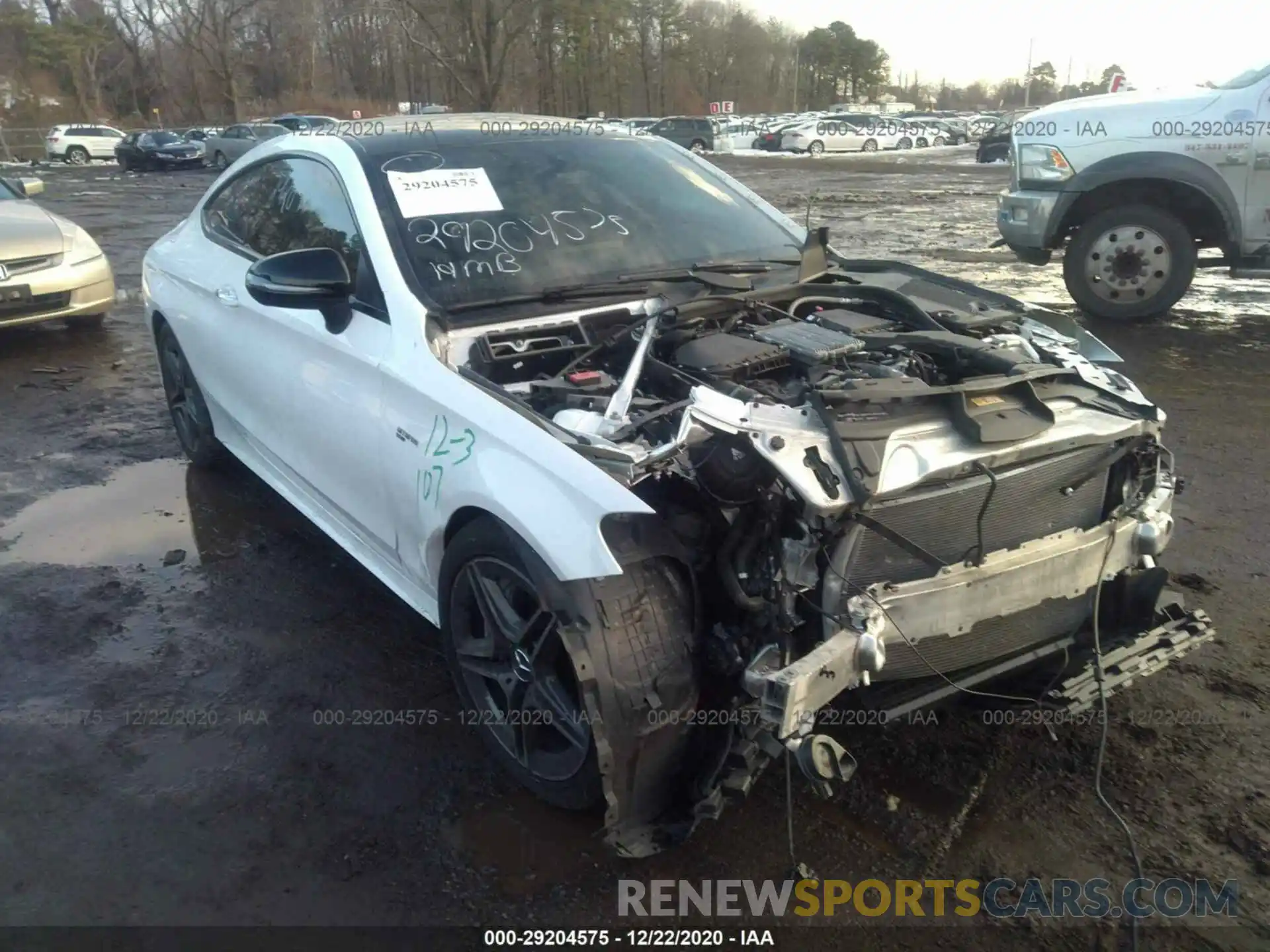 1 Photograph of a damaged car WDDWJ6EB6KF844487 MERCEDES-BENZ C-CLASS 2019