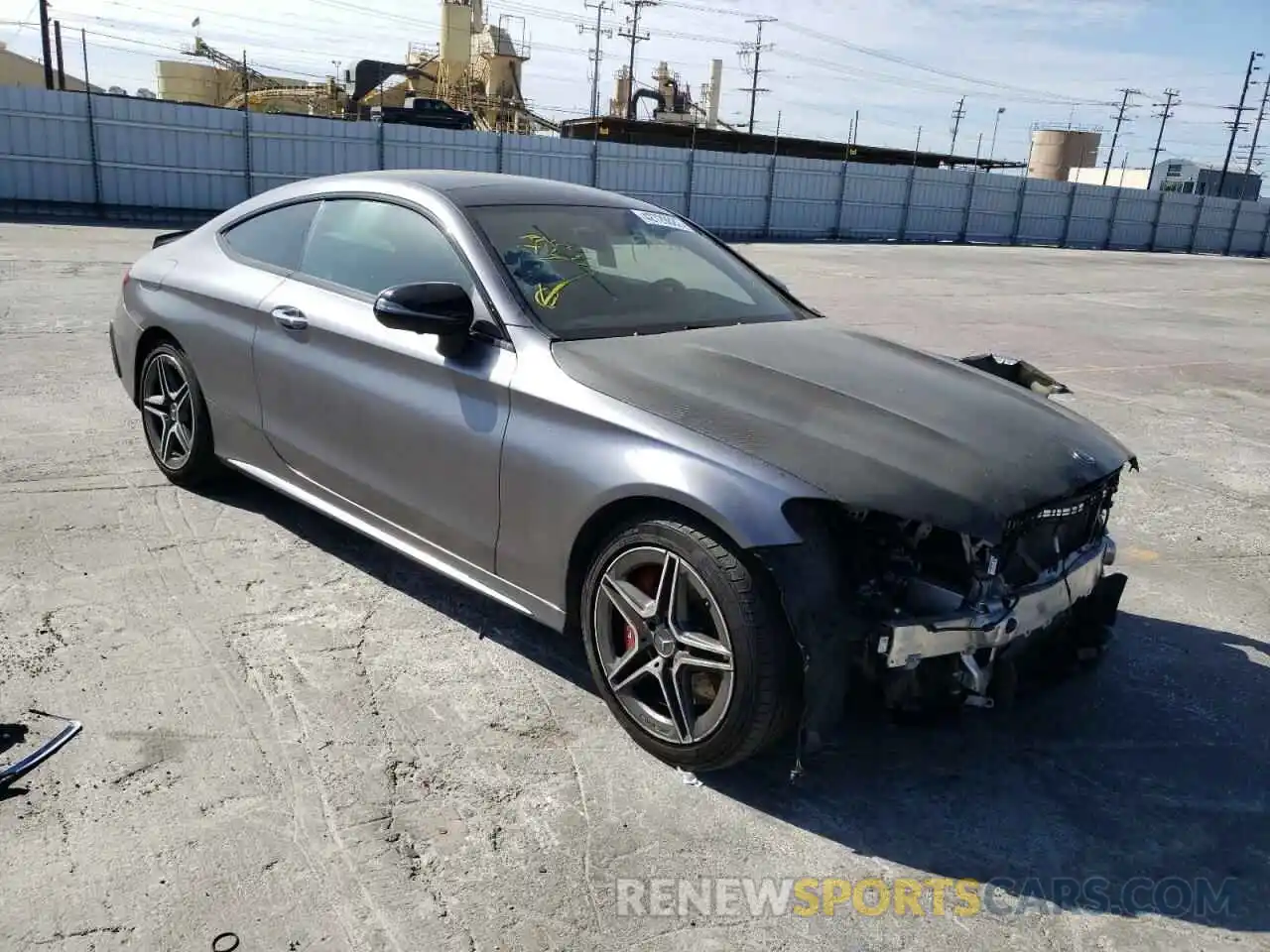 1 Photograph of a damaged car WDDWJ6EB6KF855666 MERCEDES-BENZ C-CLASS 2019