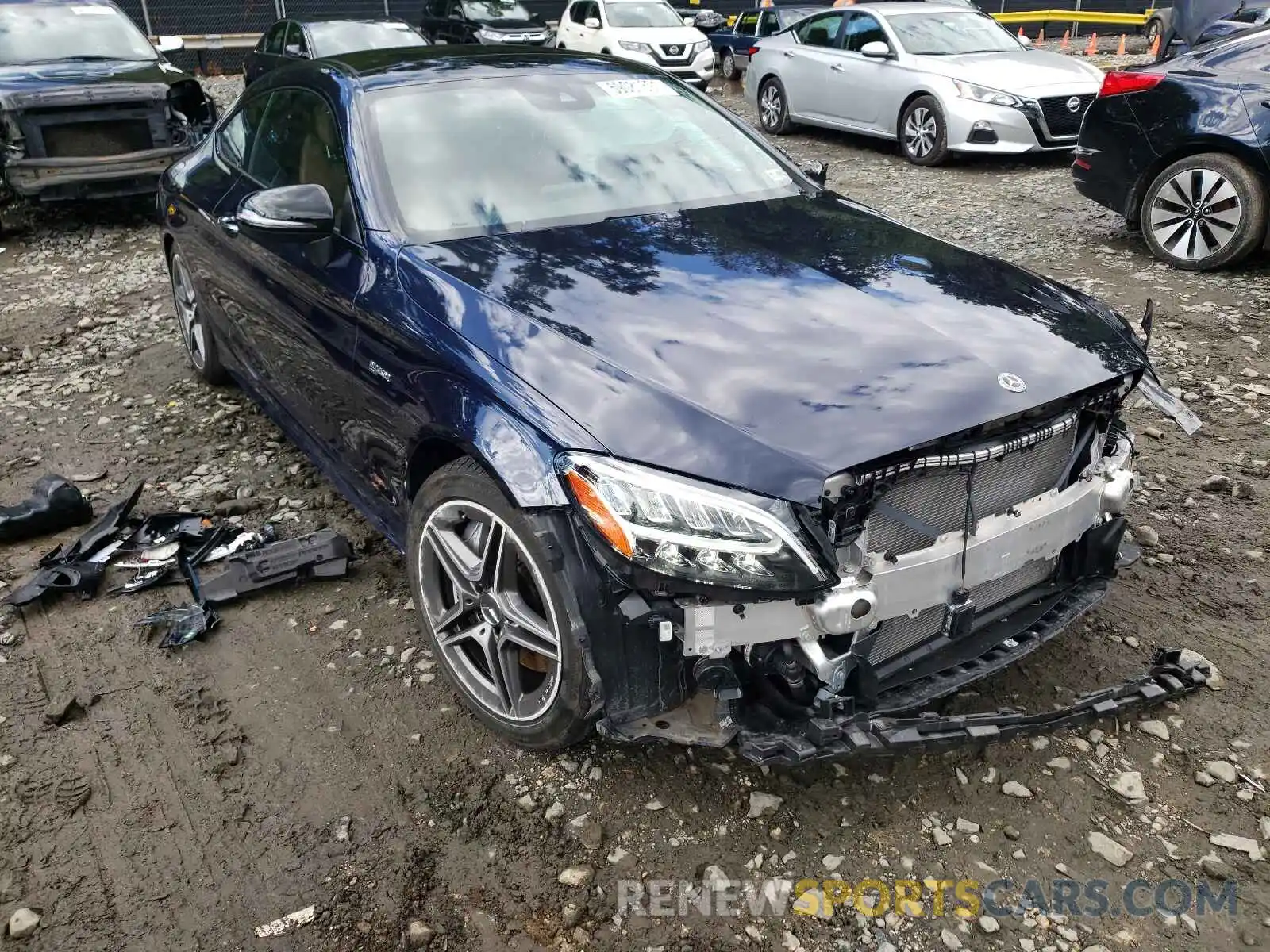 1 Photograph of a damaged car WDDWJ6EB8KF807201 MERCEDES-BENZ C-CLASS 2019