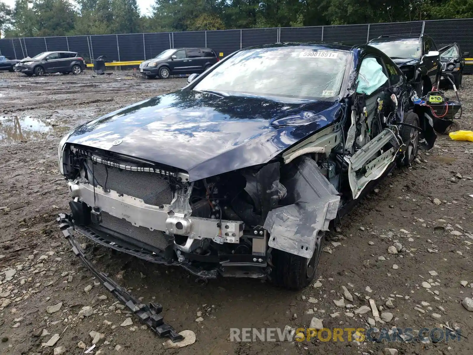 2 Photograph of a damaged car WDDWJ6EB8KF807201 MERCEDES-BENZ C-CLASS 2019