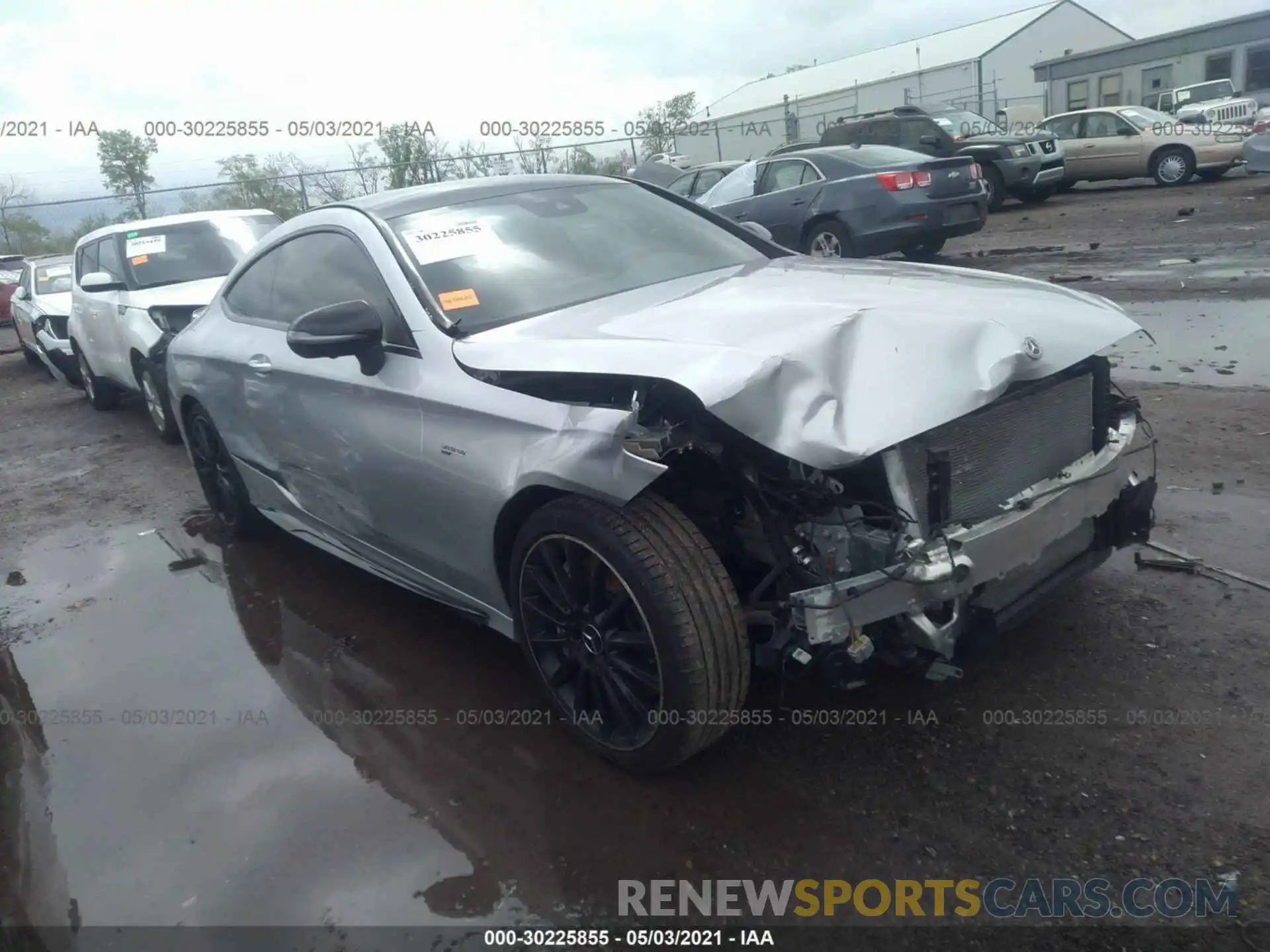 1 Photograph of a damaged car WDDWJ6EB9KF804484 MERCEDES-BENZ C-CLASS 2019