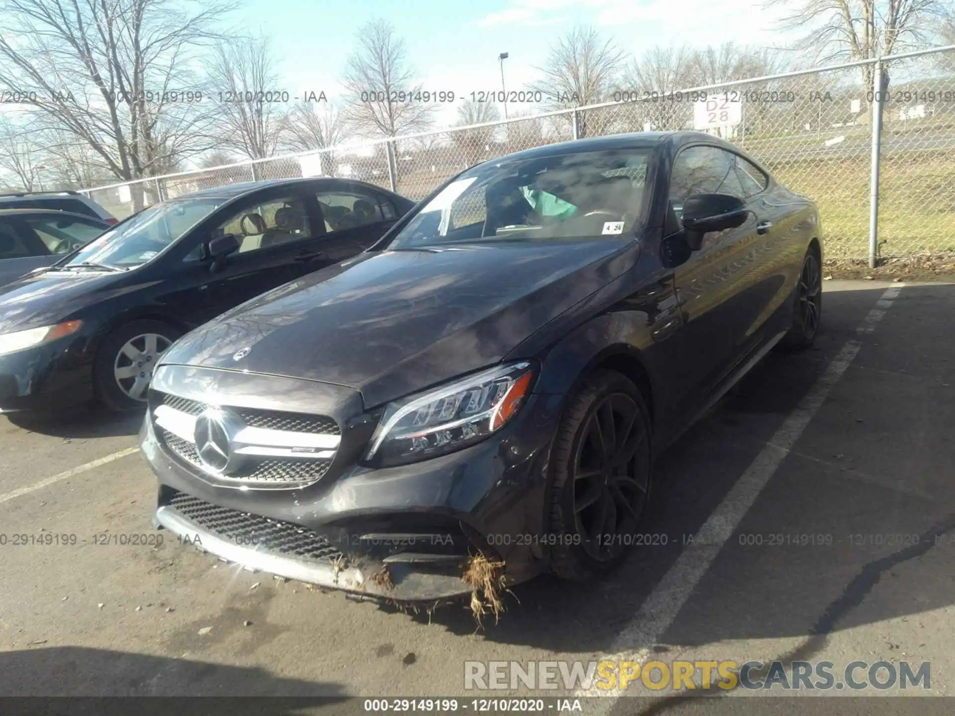 2 Photograph of a damaged car WDDWJ6EB9KF837372 MERCEDES-BENZ C-CLASS 2019