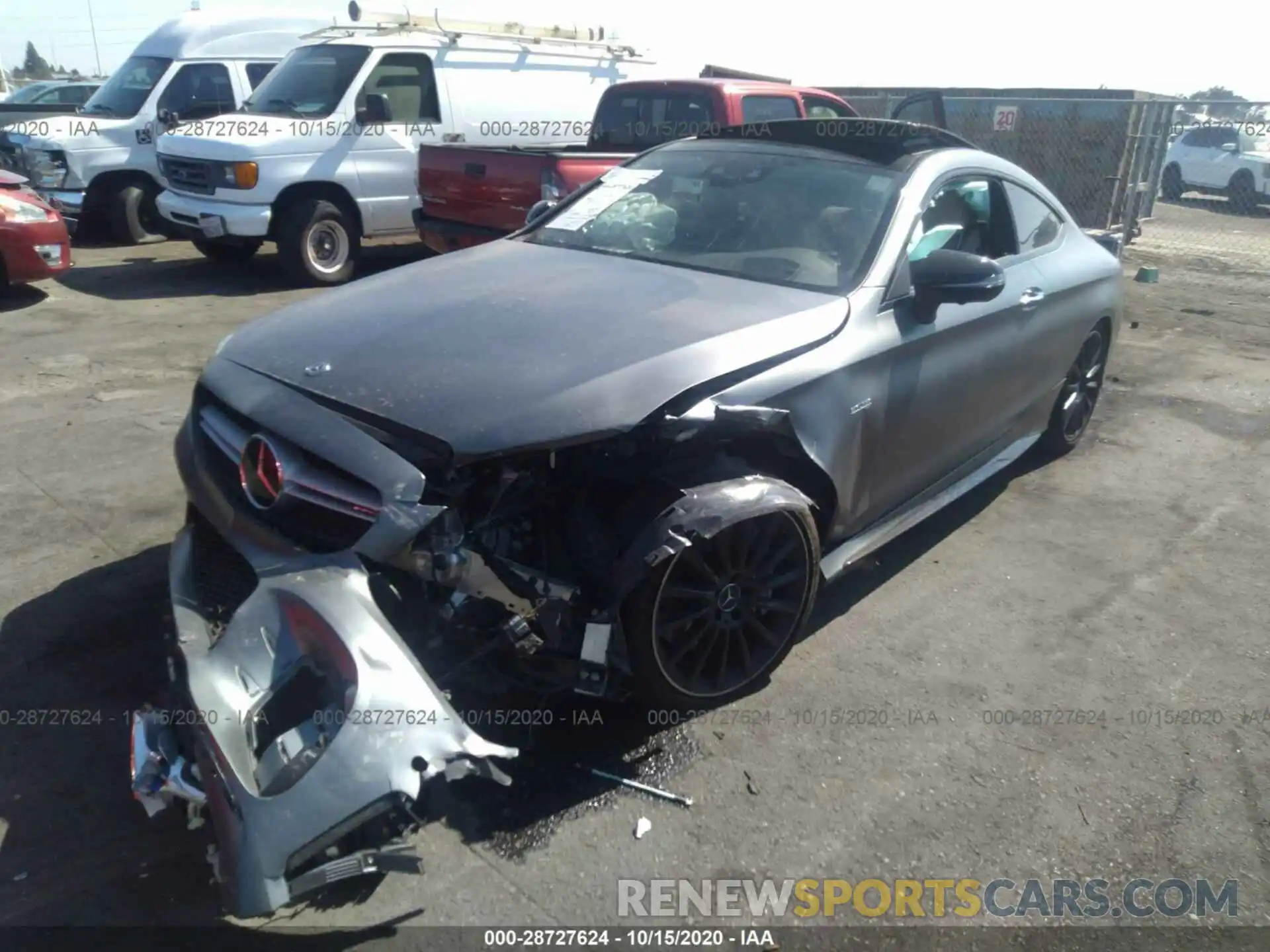 2 Photograph of a damaged car WDDWJ6EB9KF924589 MERCEDES-BENZ C-CLASS 2019