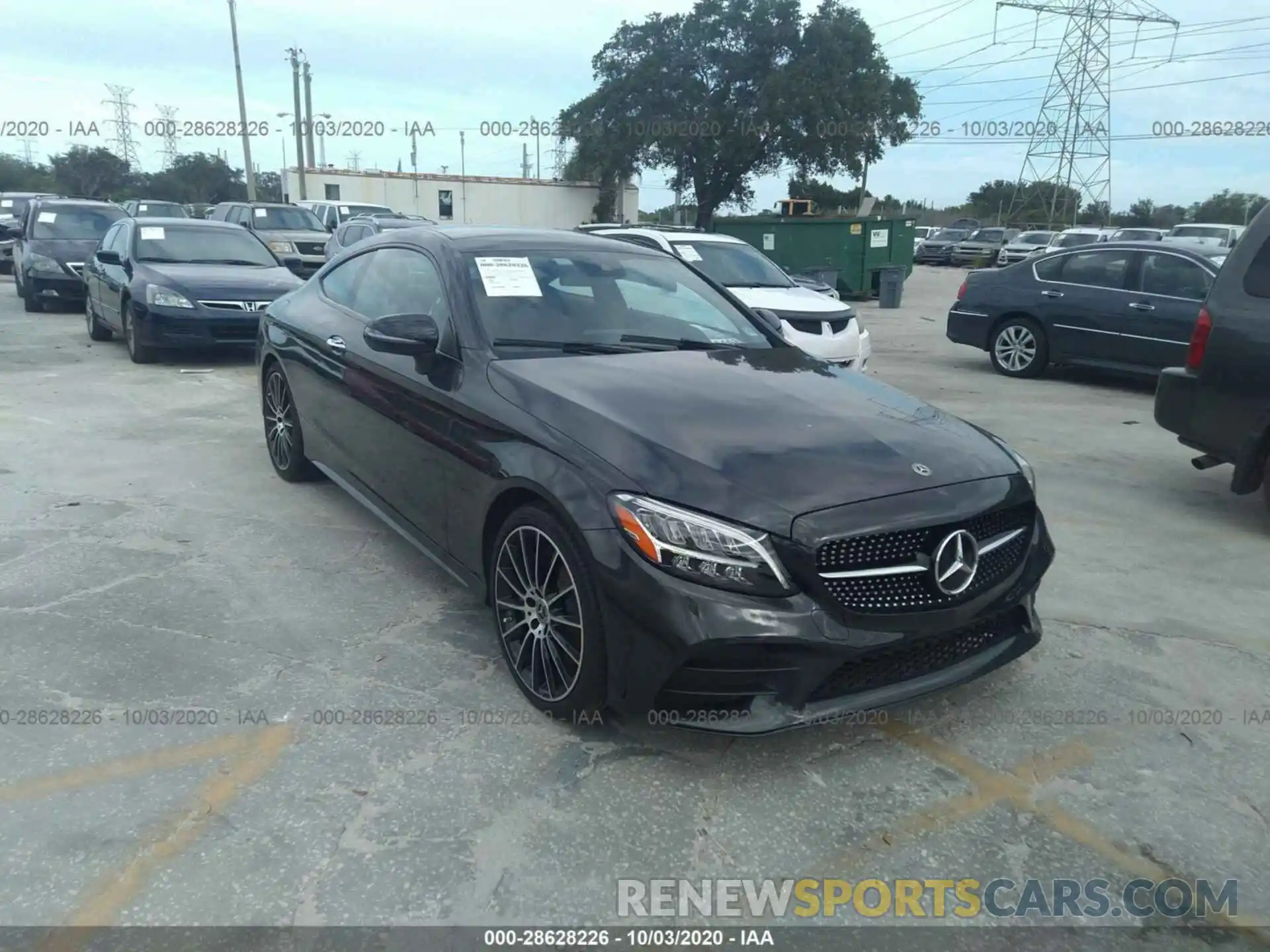 1 Photograph of a damaged car WDDWJ8DB0KF779617 MERCEDES-BENZ C-CLASS 2019