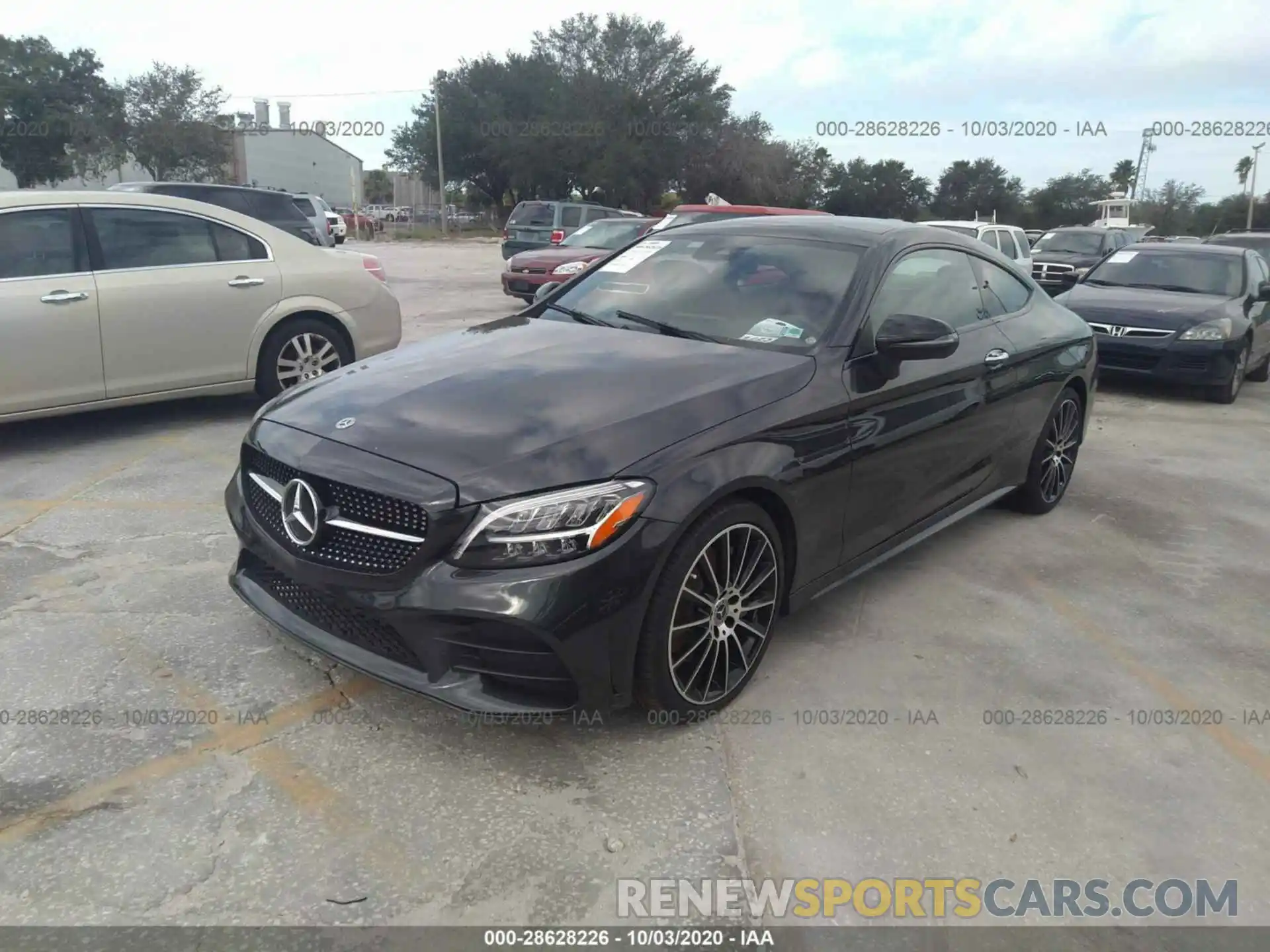 2 Photograph of a damaged car WDDWJ8DB0KF779617 MERCEDES-BENZ C-CLASS 2019