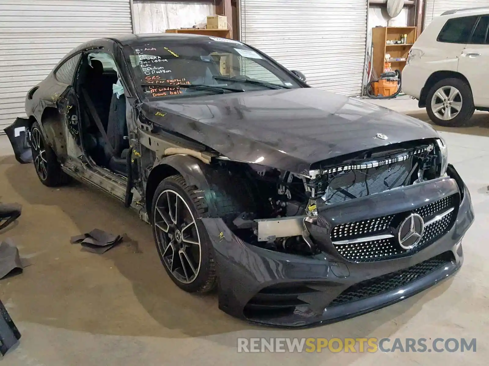 1 Photograph of a damaged car WDDWJ8DB0KF807044 MERCEDES-BENZ C CLASS 2019