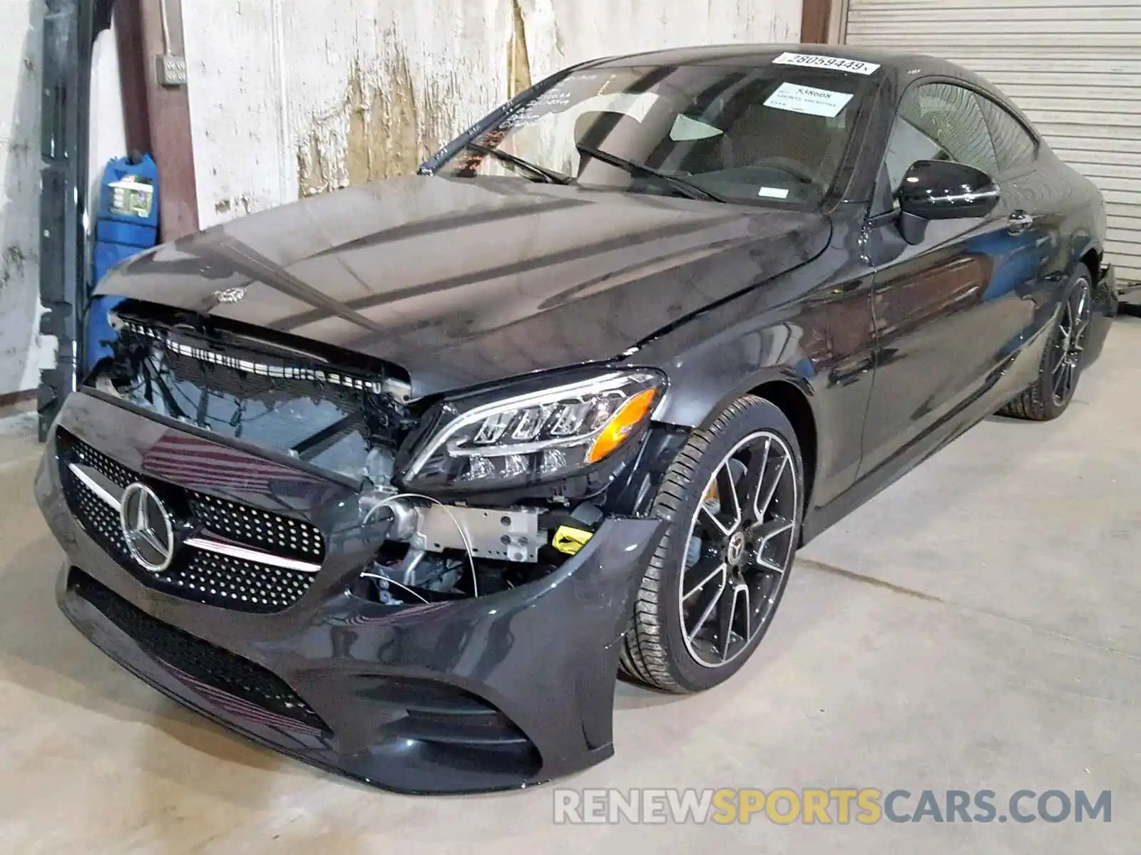 2 Photograph of a damaged car WDDWJ8DB0KF807044 MERCEDES-BENZ C CLASS 2019