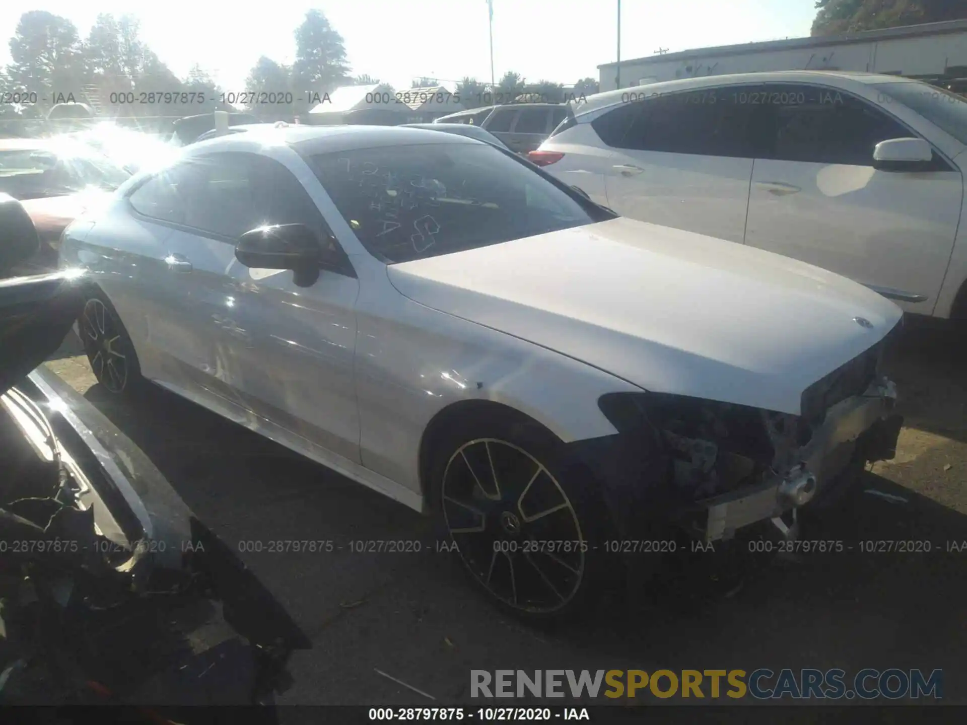 1 Photograph of a damaged car WDDWJ8DB0KF835765 MERCEDES-BENZ C-CLASS 2019