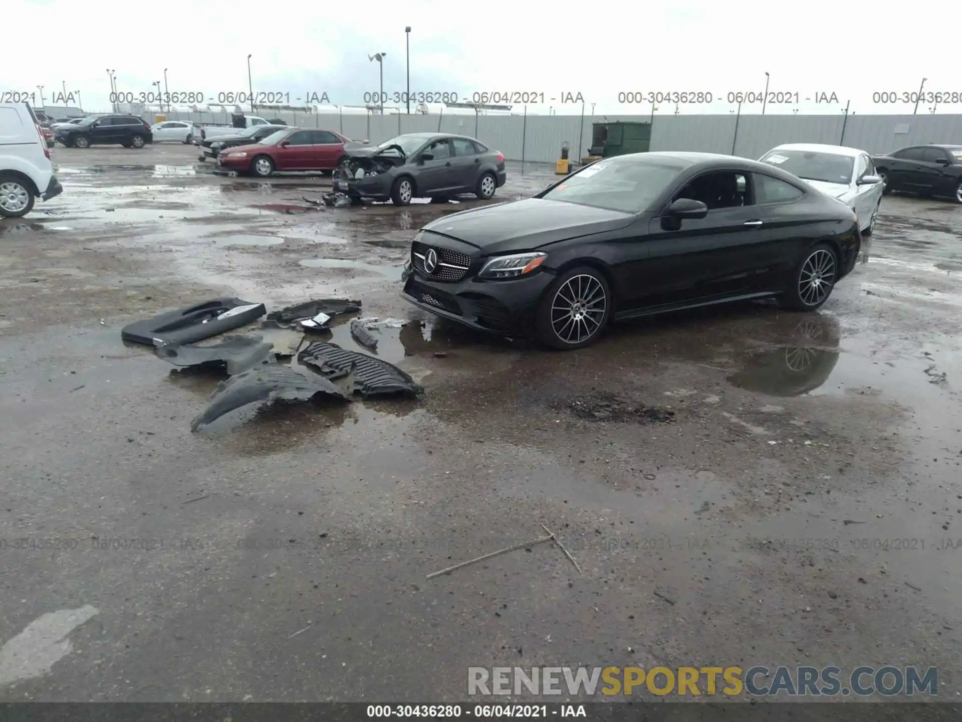 2 Photograph of a damaged car WDDWJ8DB0KF850752 MERCEDES-BENZ C-CLASS 2019