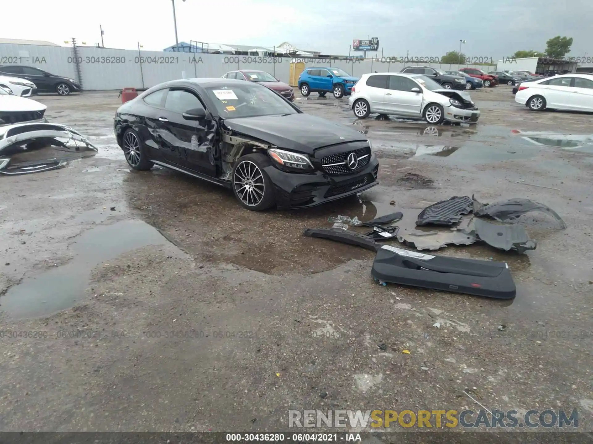 6 Photograph of a damaged car WDDWJ8DB0KF850752 MERCEDES-BENZ C-CLASS 2019