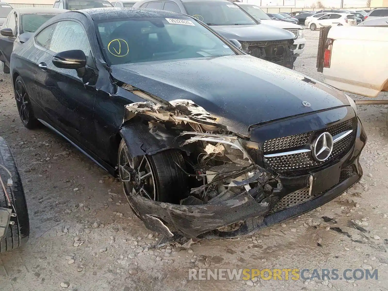 1 Photograph of a damaged car WDDWJ8DB0KF860908 MERCEDES-BENZ C CLASS 2019