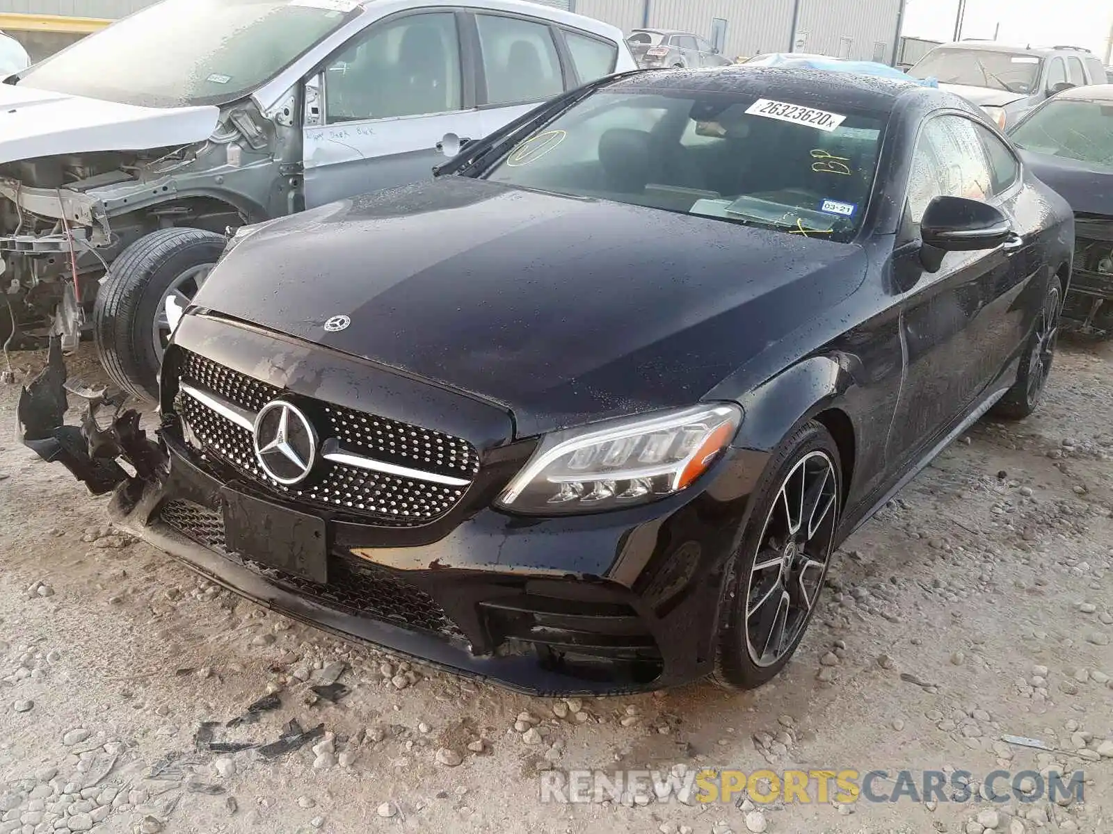 2 Photograph of a damaged car WDDWJ8DB0KF860908 MERCEDES-BENZ C CLASS 2019