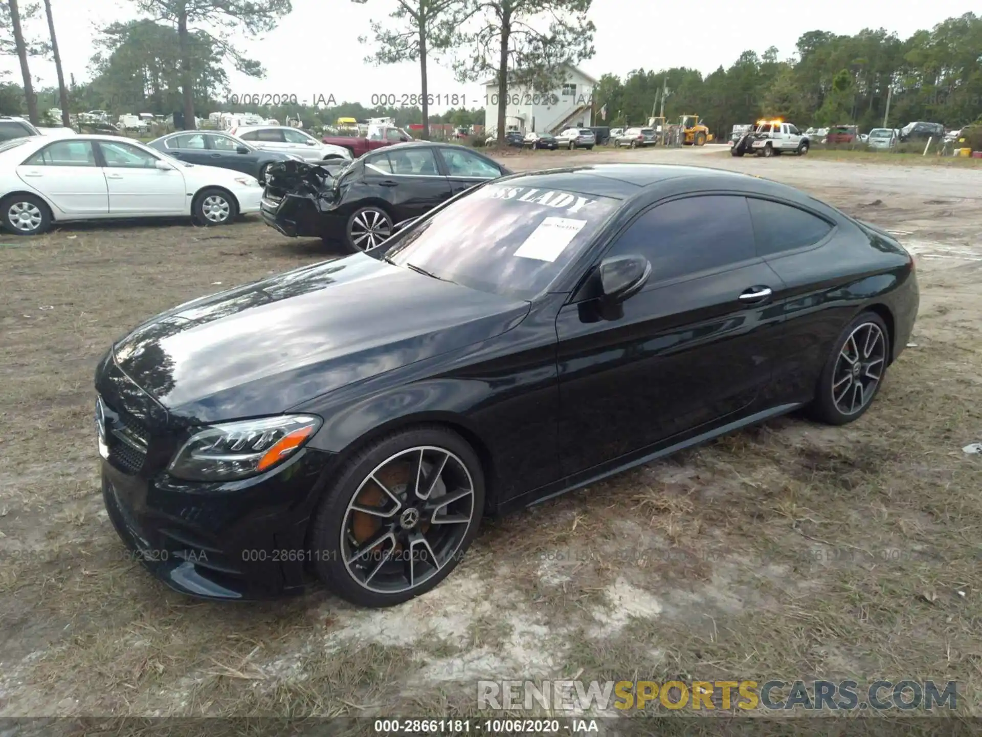 2 Photograph of a damaged car WDDWJ8DB0KF896338 MERCEDES-BENZ C-CLASS 2019