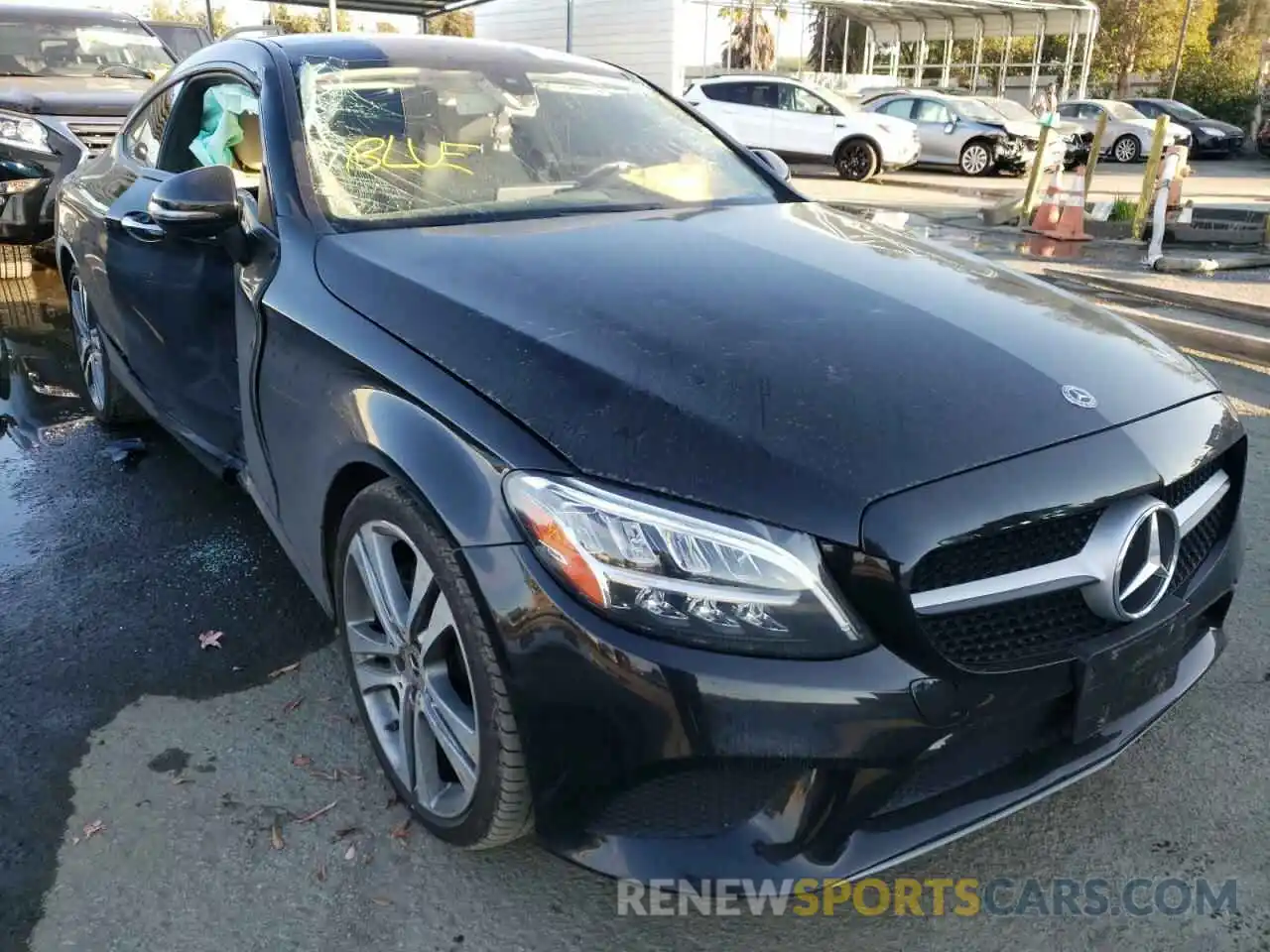 1 Photograph of a damaged car WDDWJ8DB1KF773311 MERCEDES-BENZ C-CLASS 2019