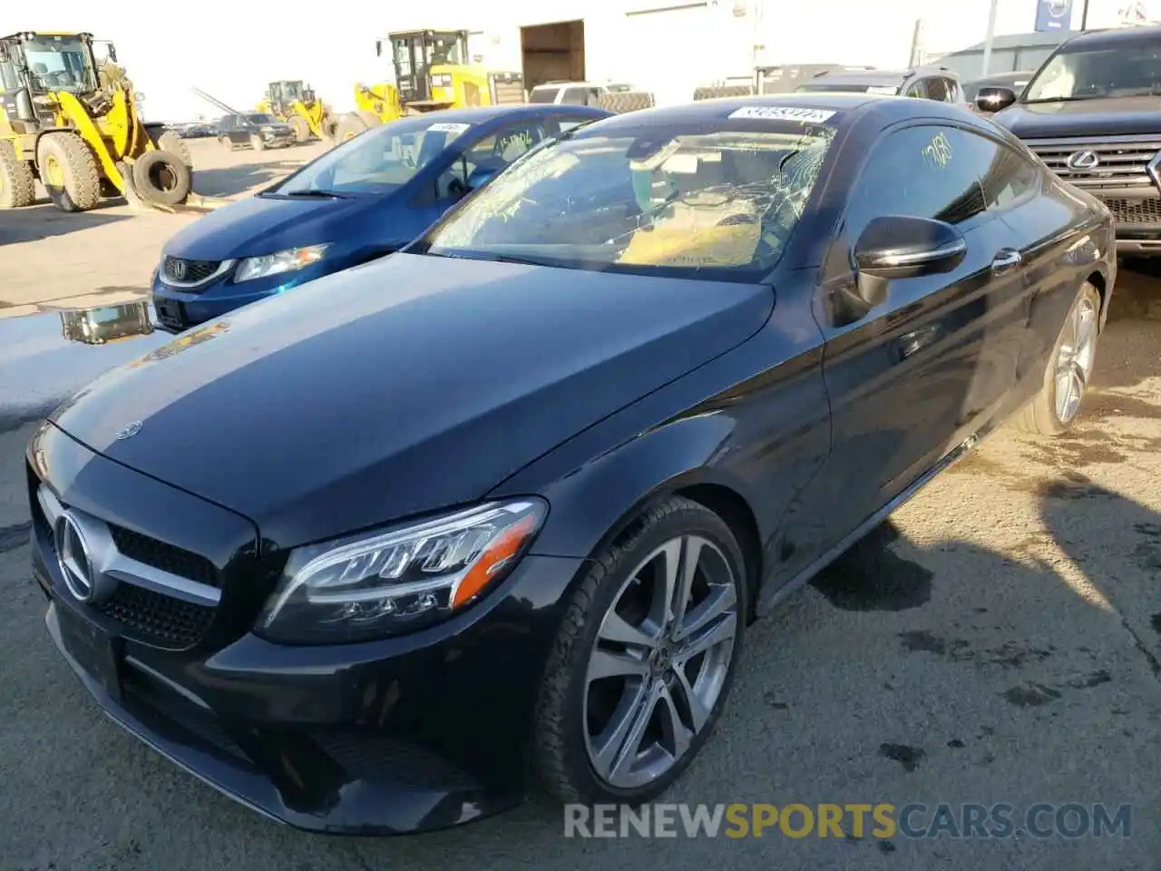 2 Photograph of a damaged car WDDWJ8DB1KF773311 MERCEDES-BENZ C-CLASS 2019