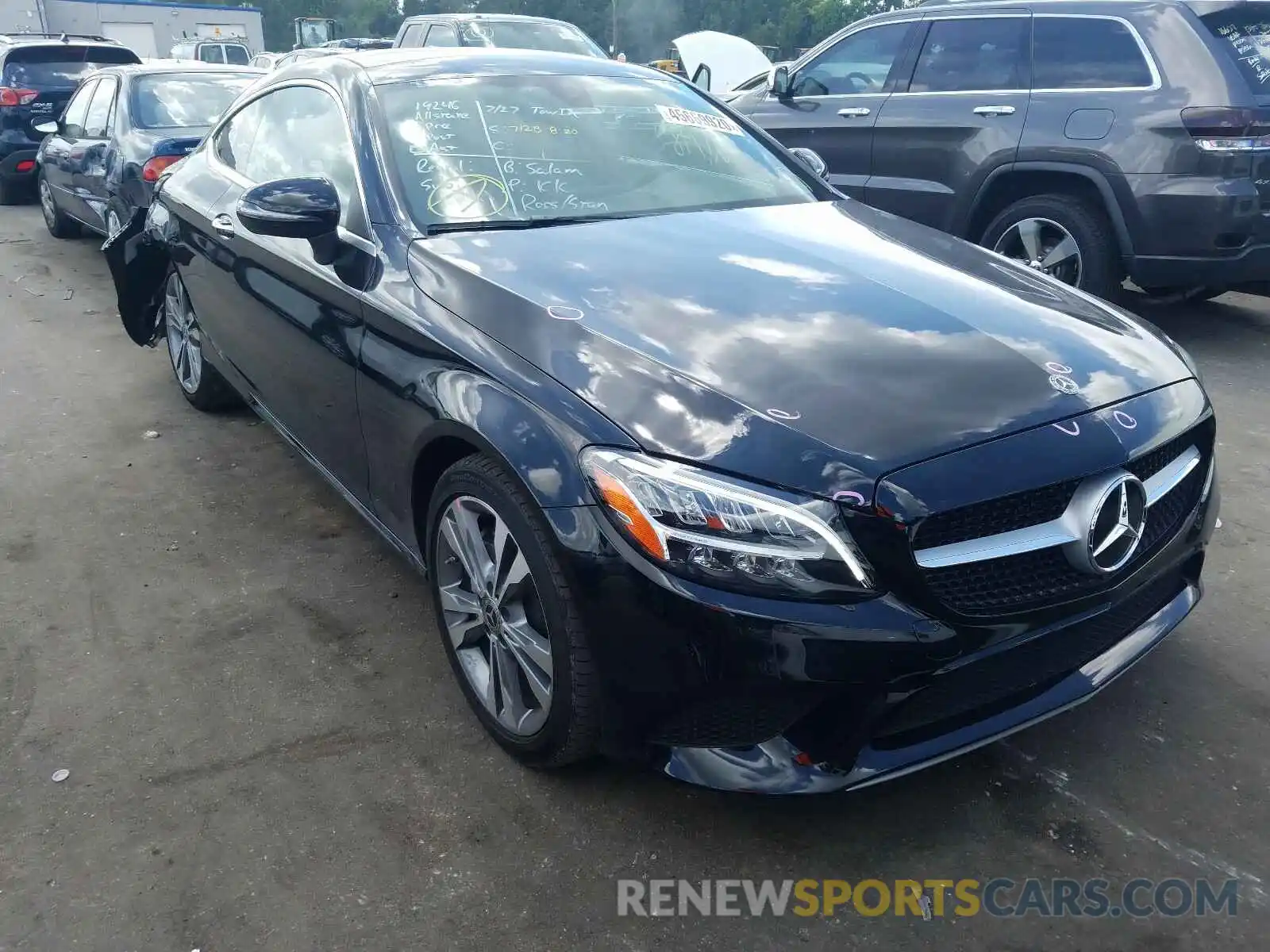 1 Photograph of a damaged car WDDWJ8DB1KF800149 MERCEDES-BENZ C CLASS 2019