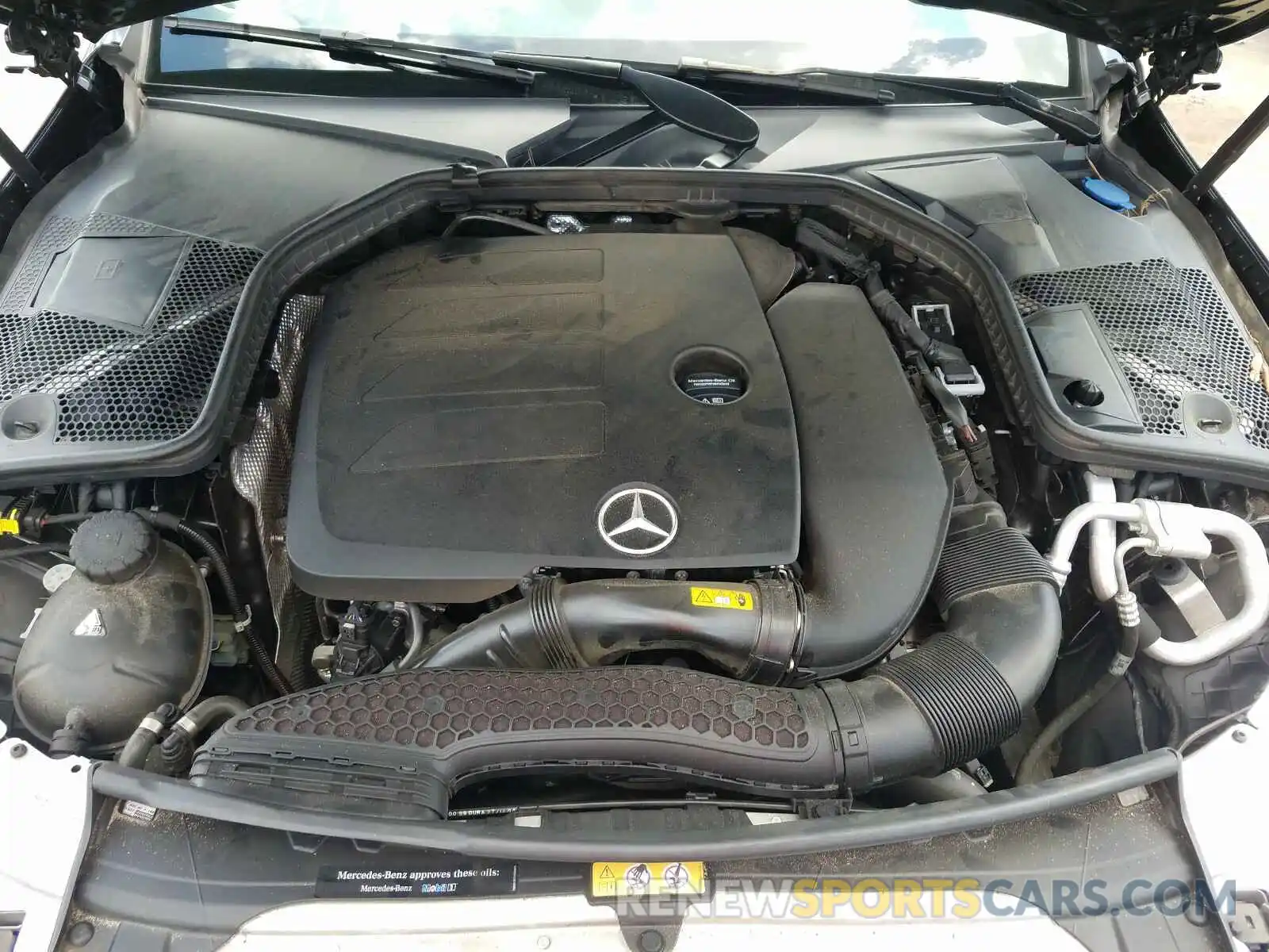 7 Photograph of a damaged car WDDWJ8DB1KF800149 MERCEDES-BENZ C CLASS 2019