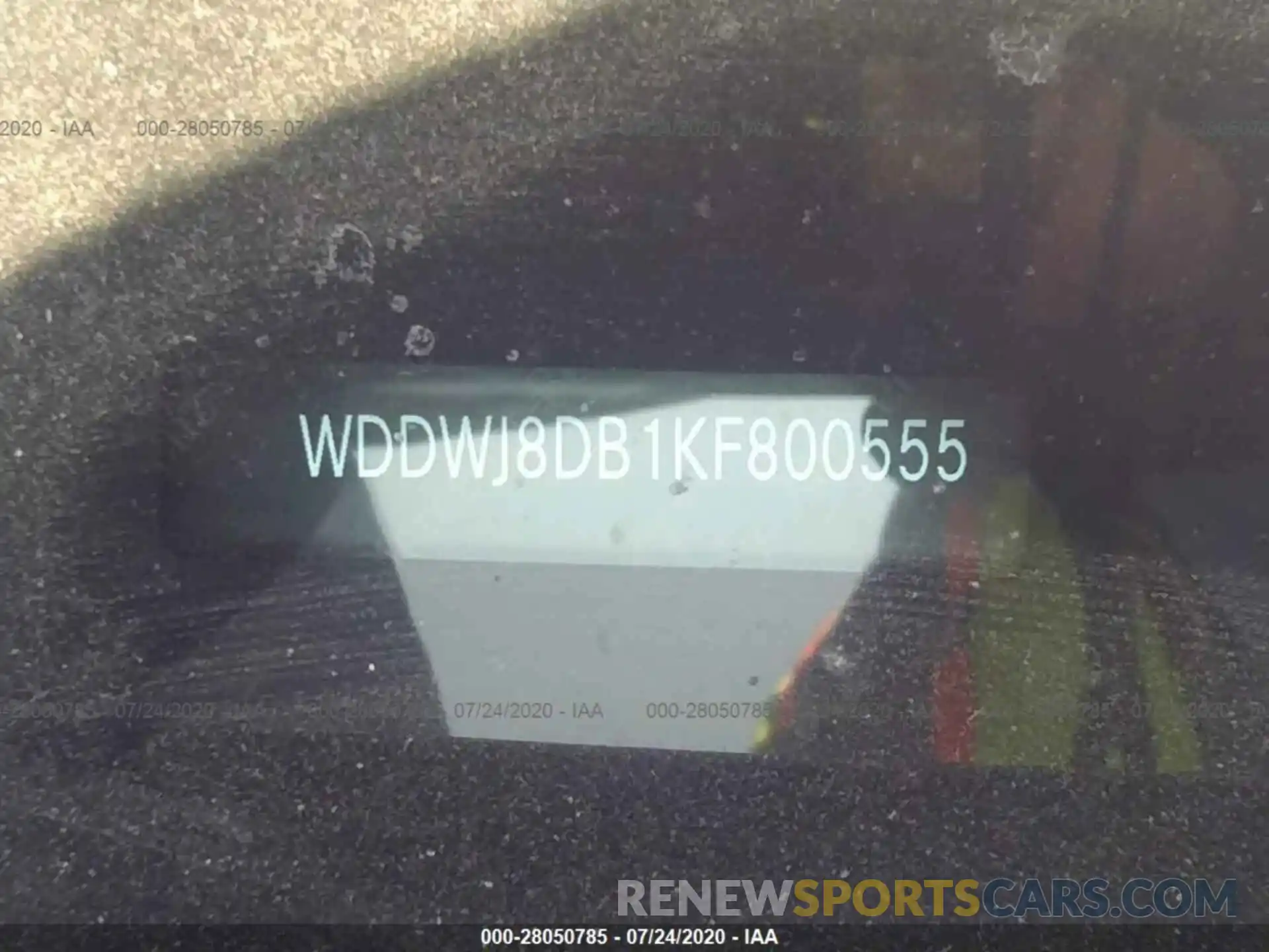 9 Photograph of a damaged car WDDWJ8DB1KF800555 MERCEDES-BENZ C-CLASS 2019