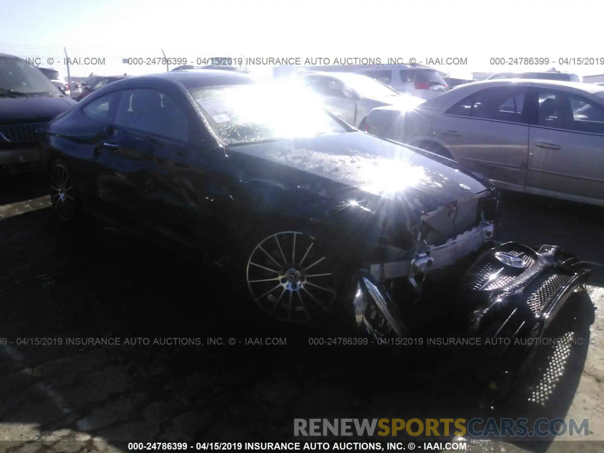 1 Photograph of a damaged car WDDWJ8DB1KF800751 MERCEDES-BENZ C-CLASS 2019