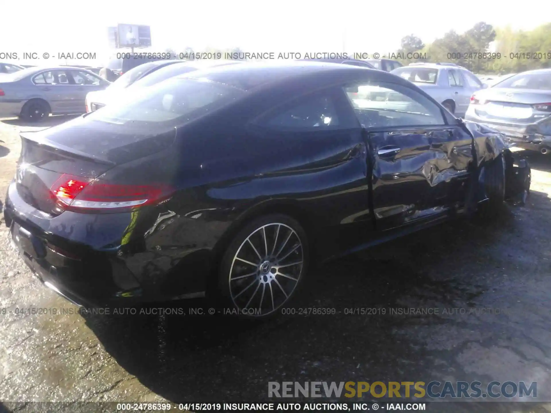 4 Photograph of a damaged car WDDWJ8DB1KF800751 MERCEDES-BENZ C-CLASS 2019